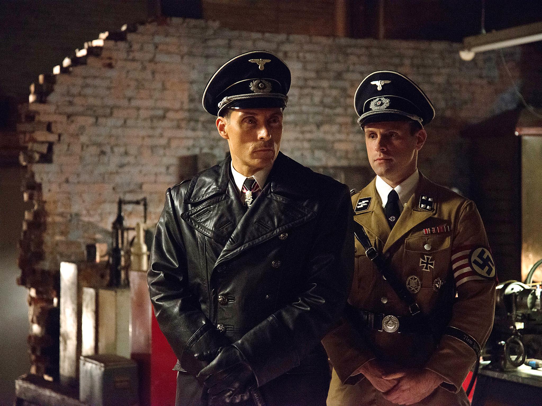 Sewell (left) with Aaron Blakely, who plays Erich Reader, has never been so in demand as an actor since playing Obergruppenführer John Smith