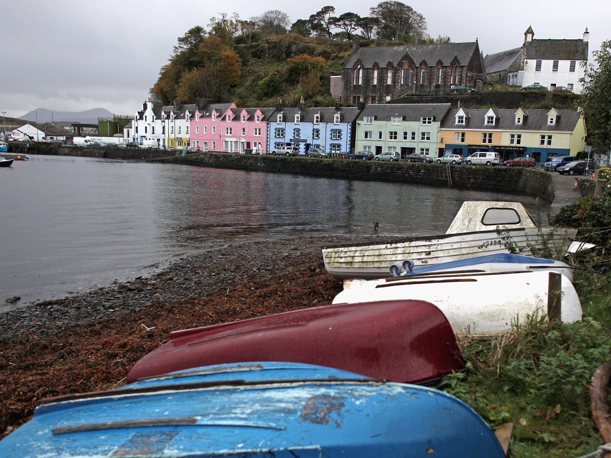 Portree Harbour on the Isle of Skye