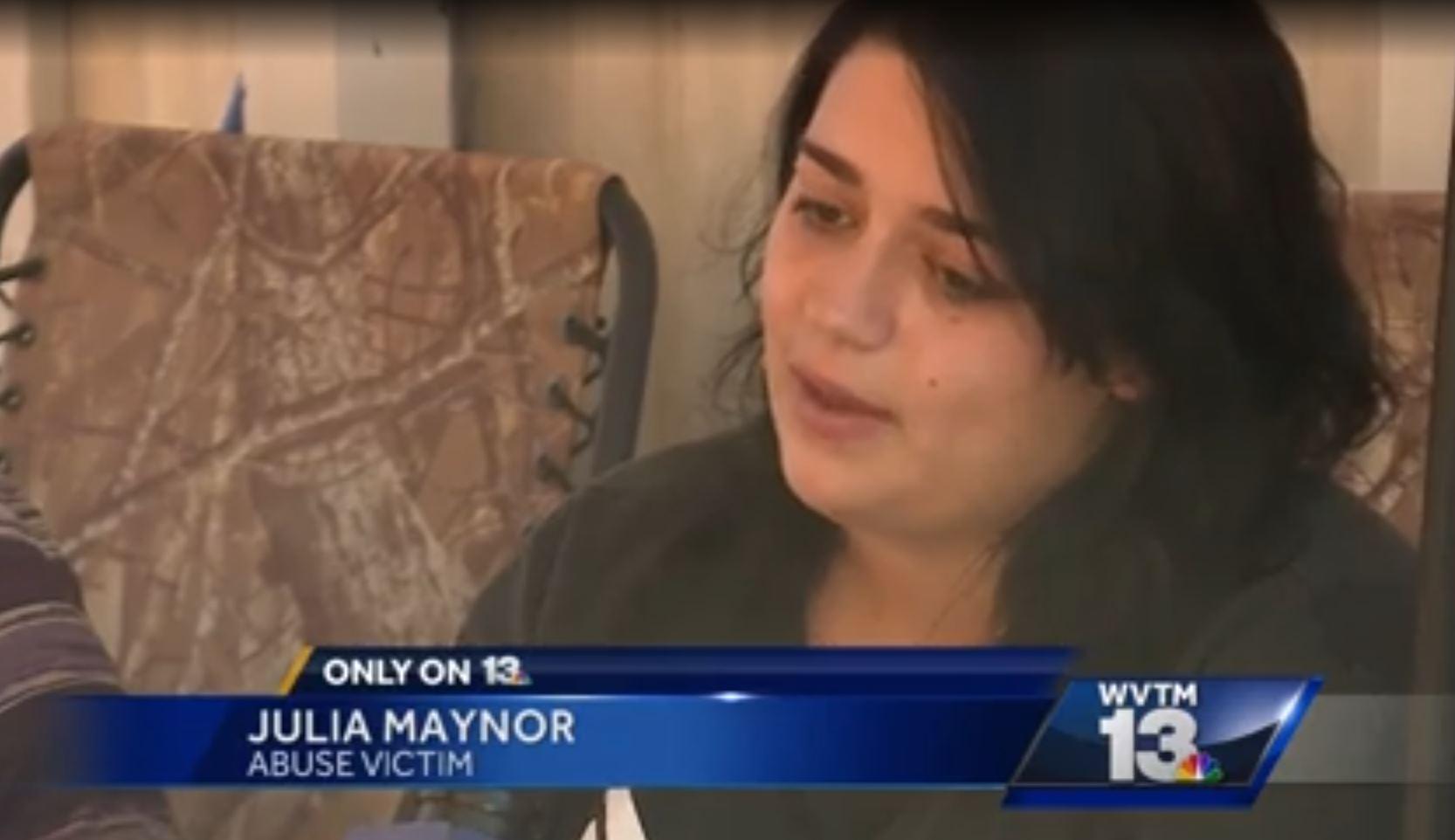 Julia Maynor waived her right to anonymity to speak out about her ordeal