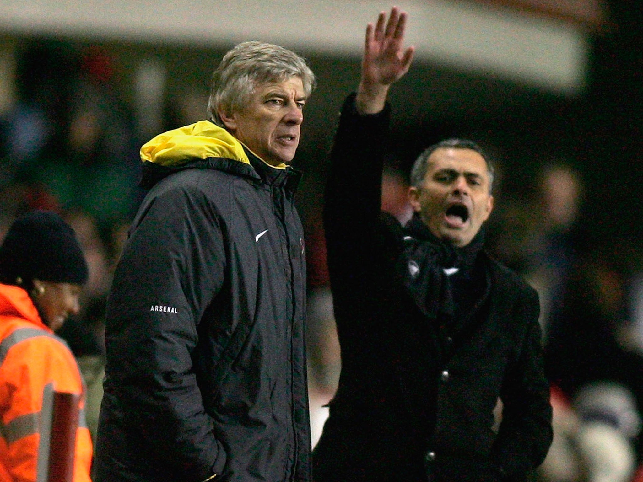 Mourinho refused to shake hands with Wenger after his Christmas card gesture was questioned