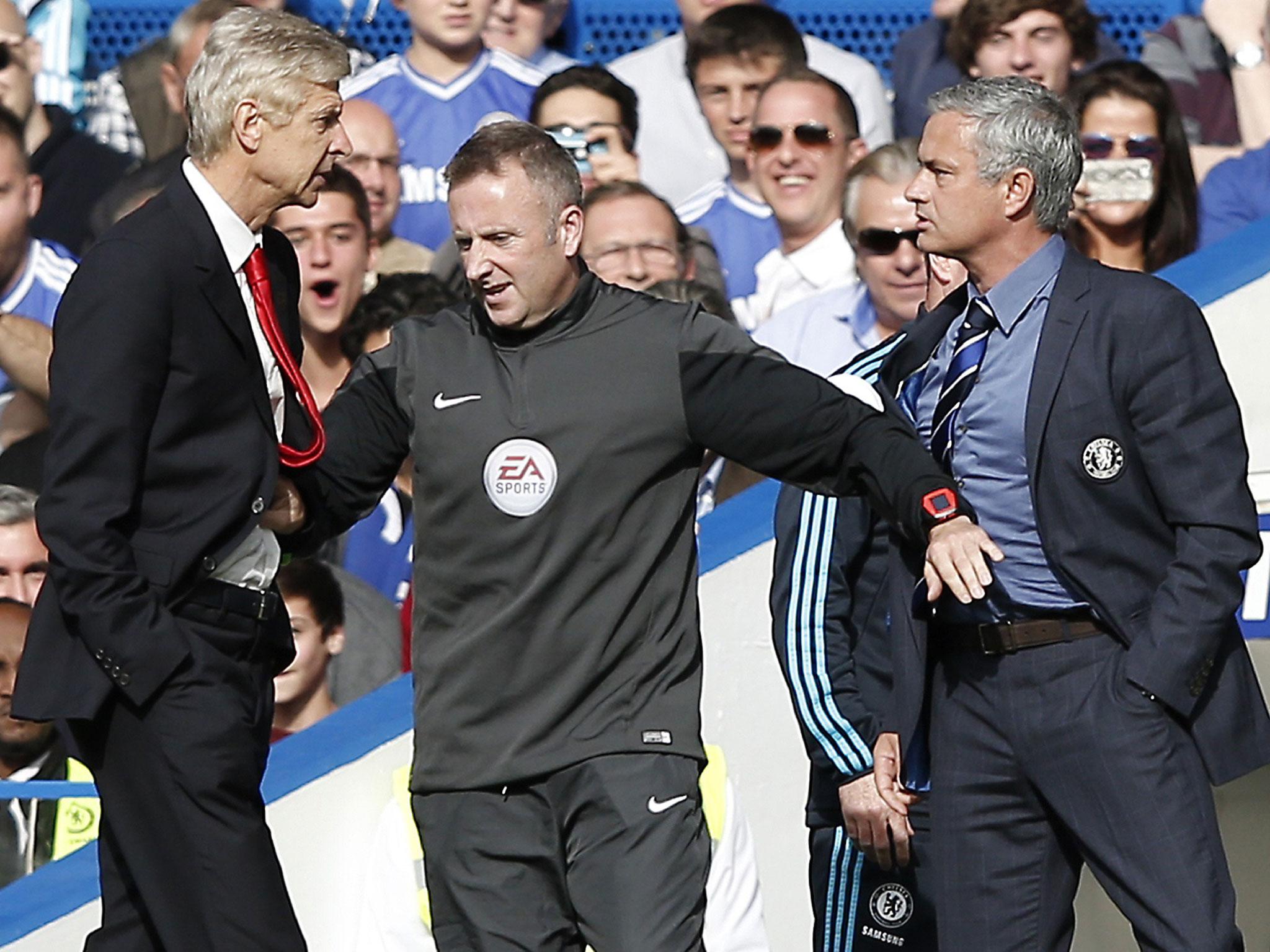 Arsene Wenger and Jose Mourinho have maintained a 12-year rivalry that has boiled over more often than not