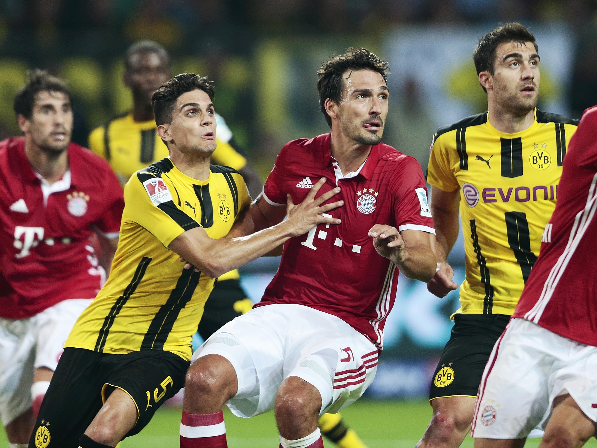 Dortmund and Bayern met earlier this season in the German Super Cup