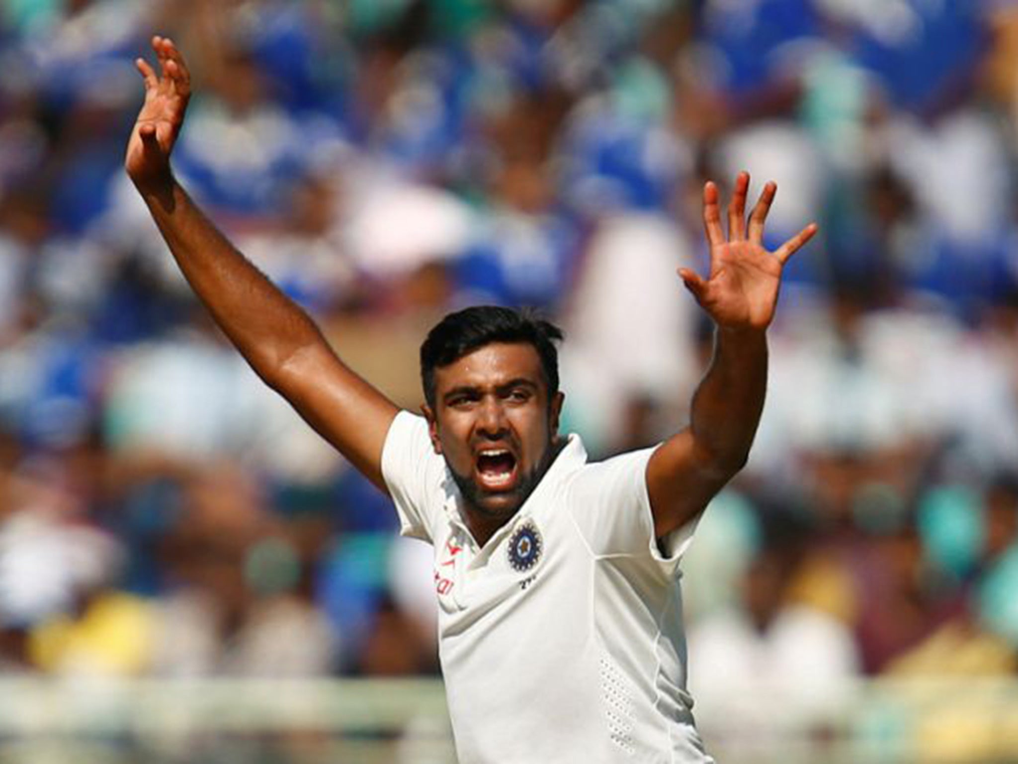 Ashwin took five for 67 in England's first innings