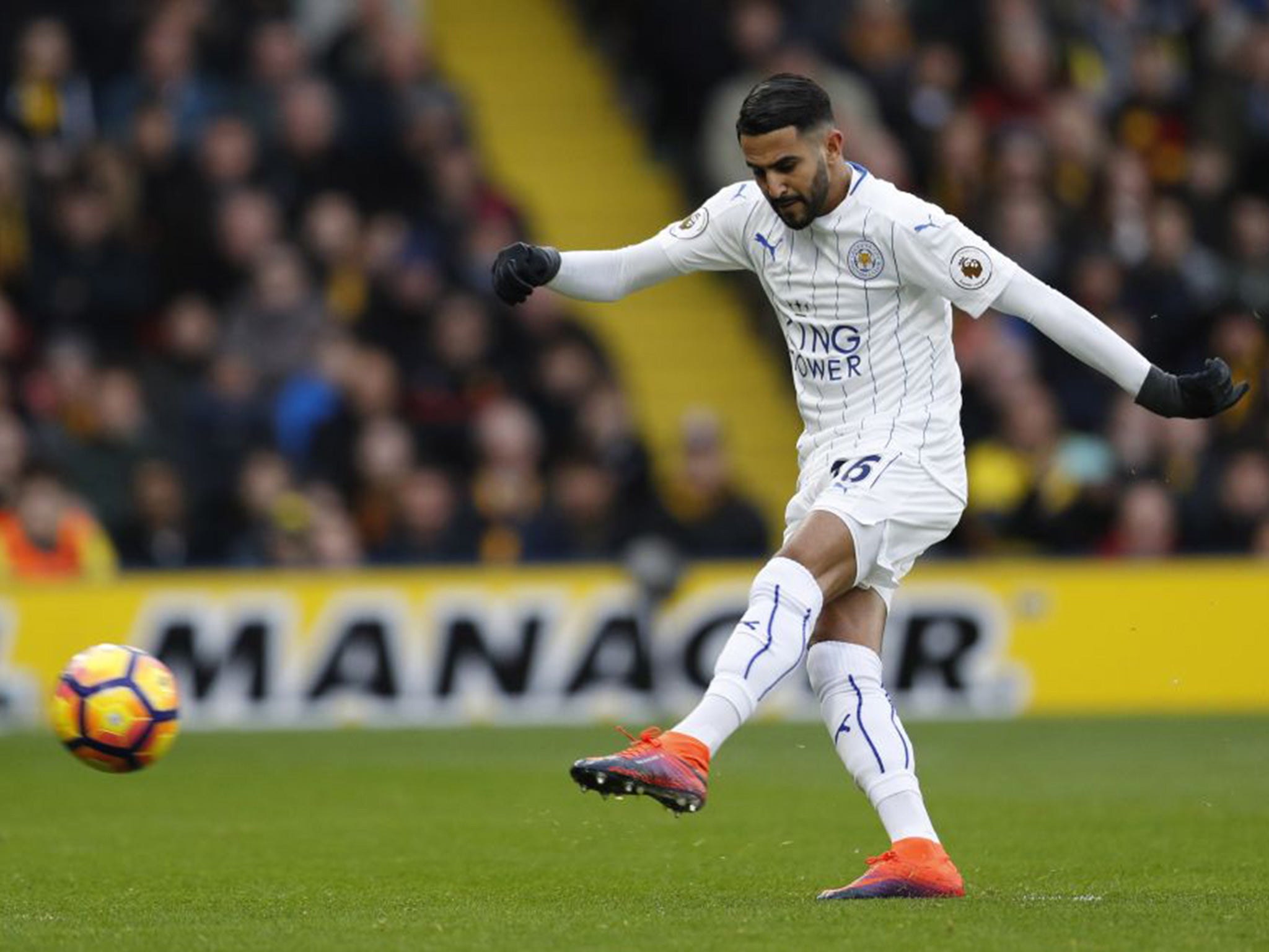 Mahrez has struggled to replicate last season's form domestically