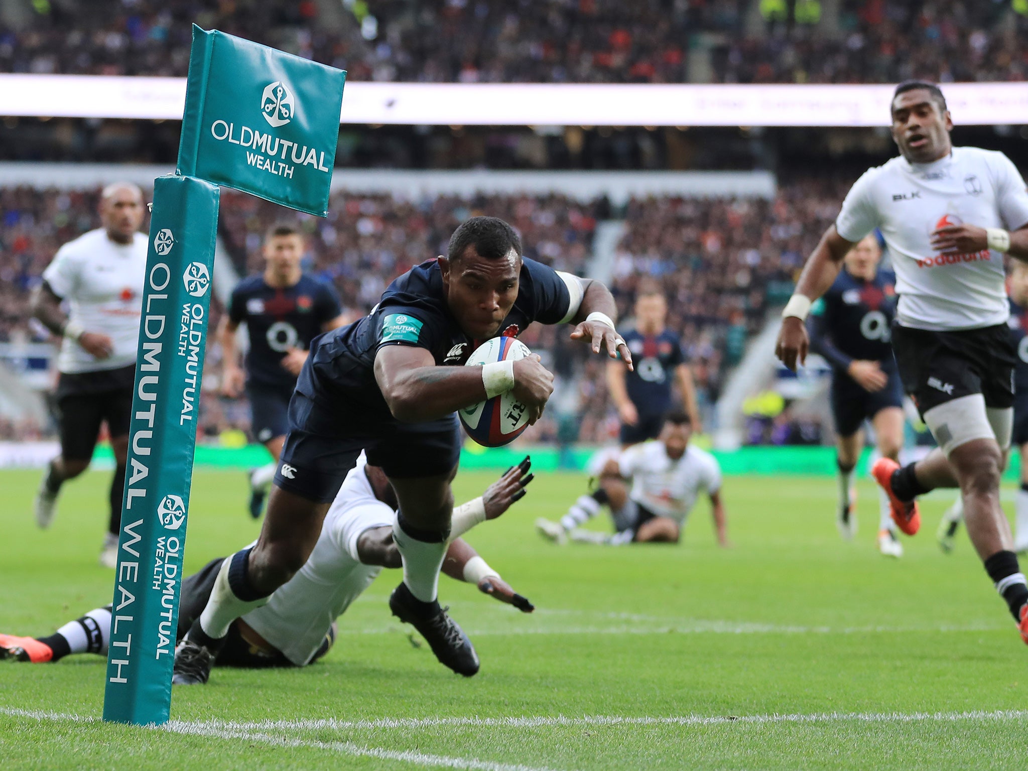 Rokoduguni goes over for his first international try