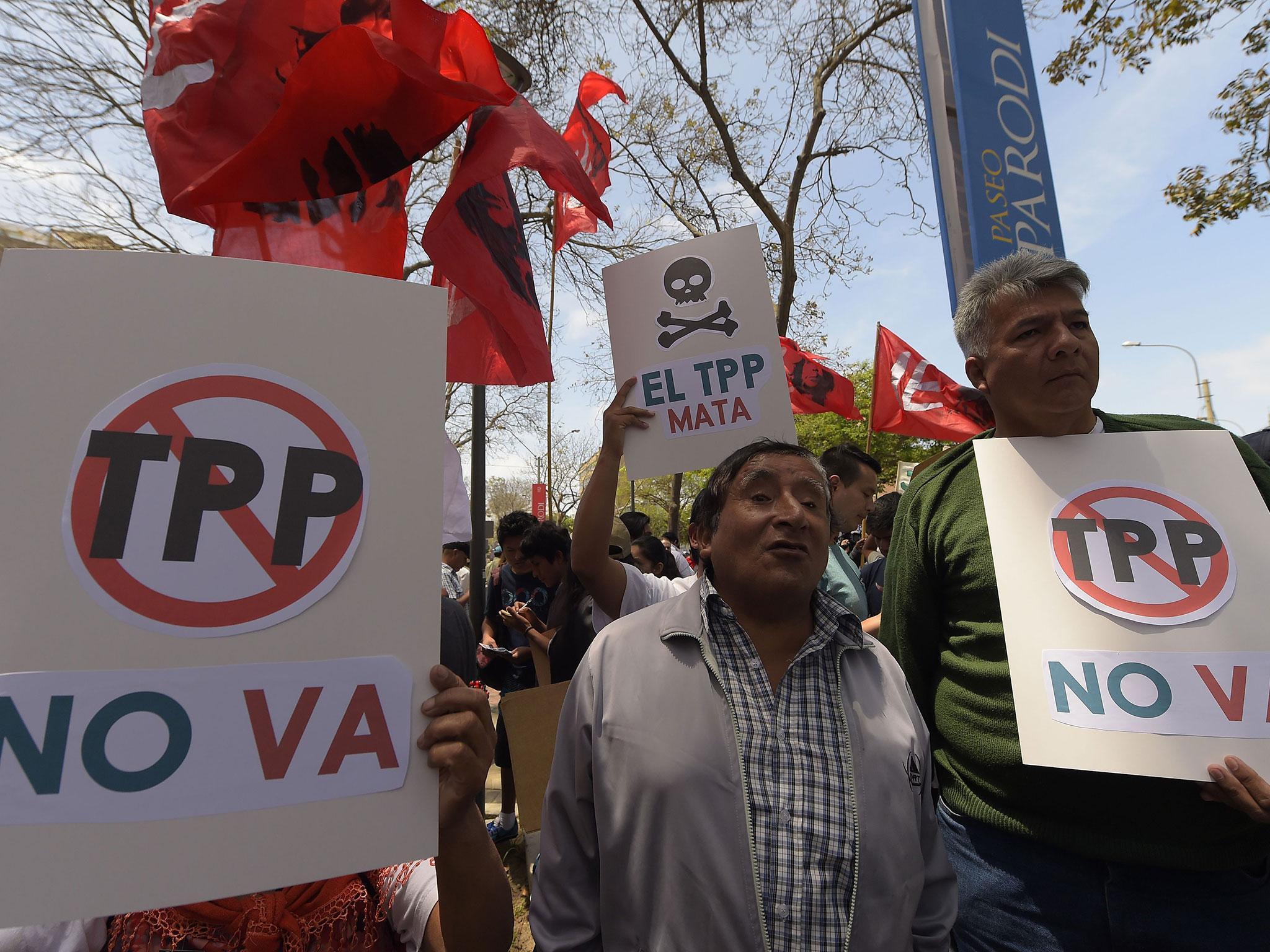 Donald Trump says he's going to make these demonstrators happy