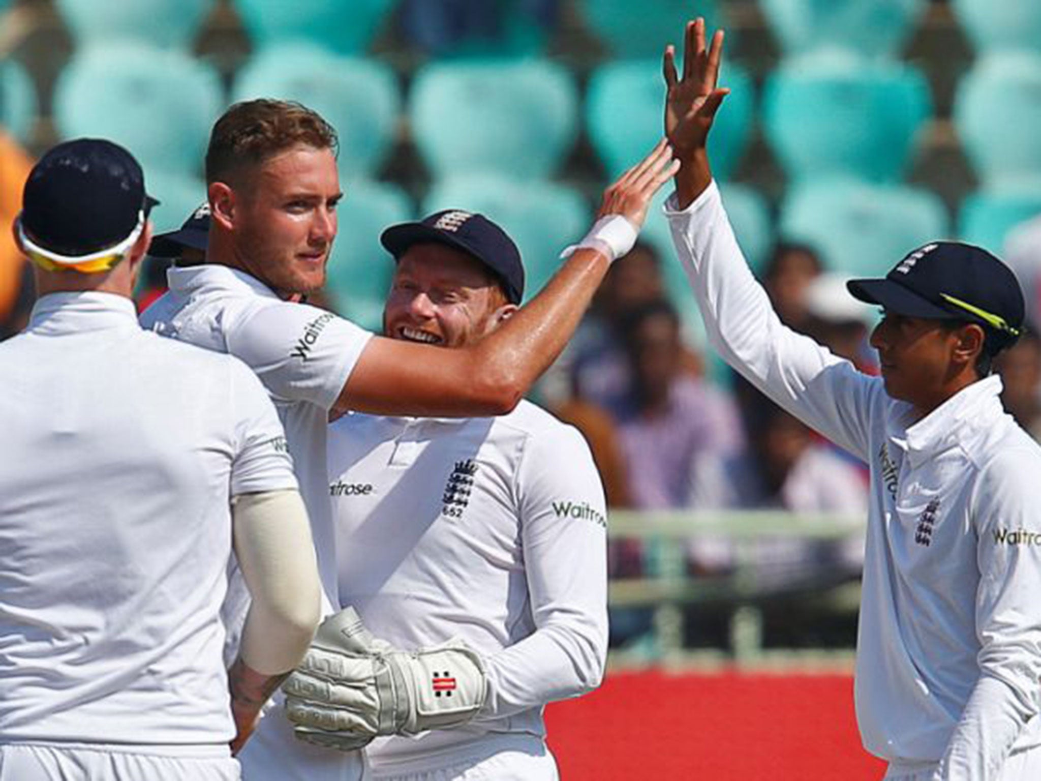 
Broad is likely to miss the third Test with a foot injury 