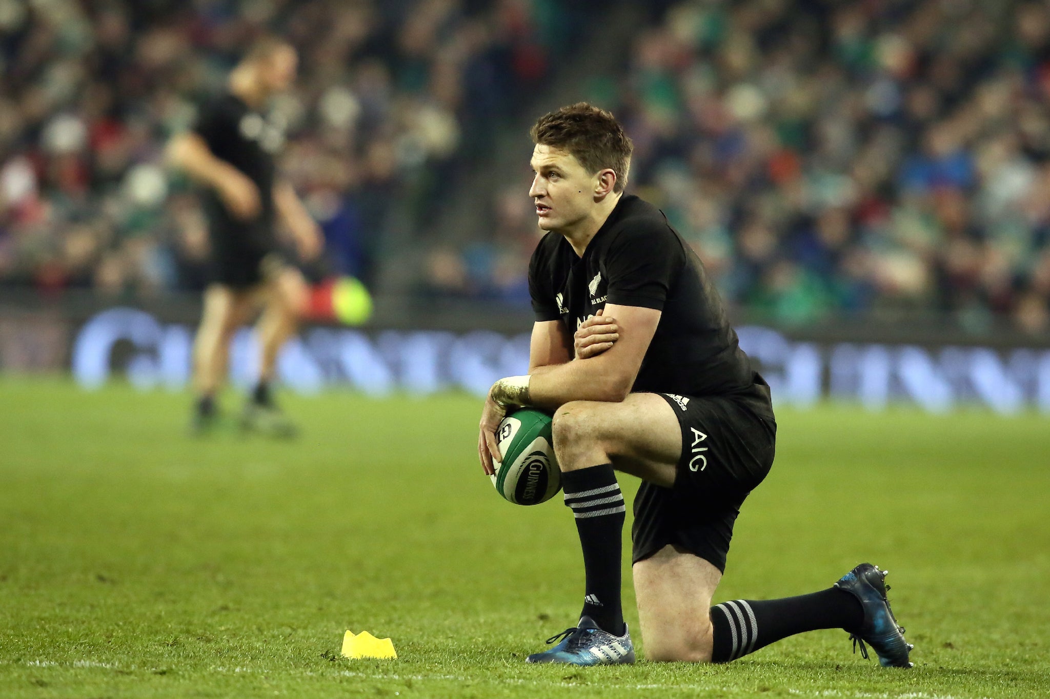 Beauden Barret scored in New Zealand's 21-9 win over Ireland on Saturday