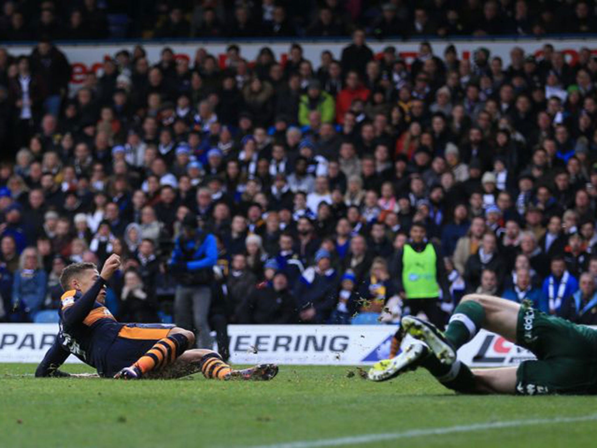 Gayle took full advantage of Robert Green's error to give Newcastle the lead