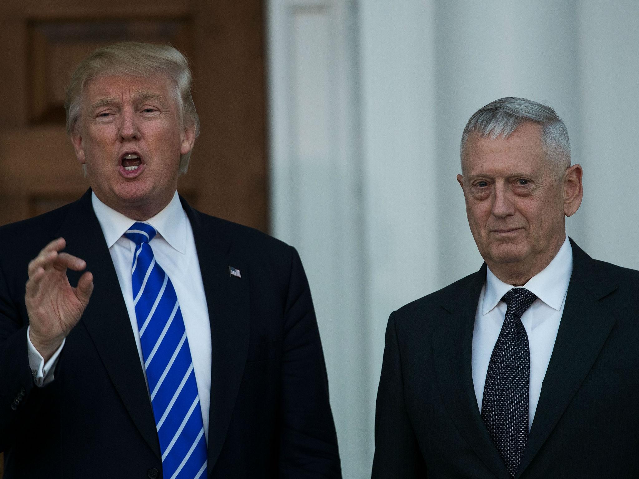 Donald Trump and General James Mattis