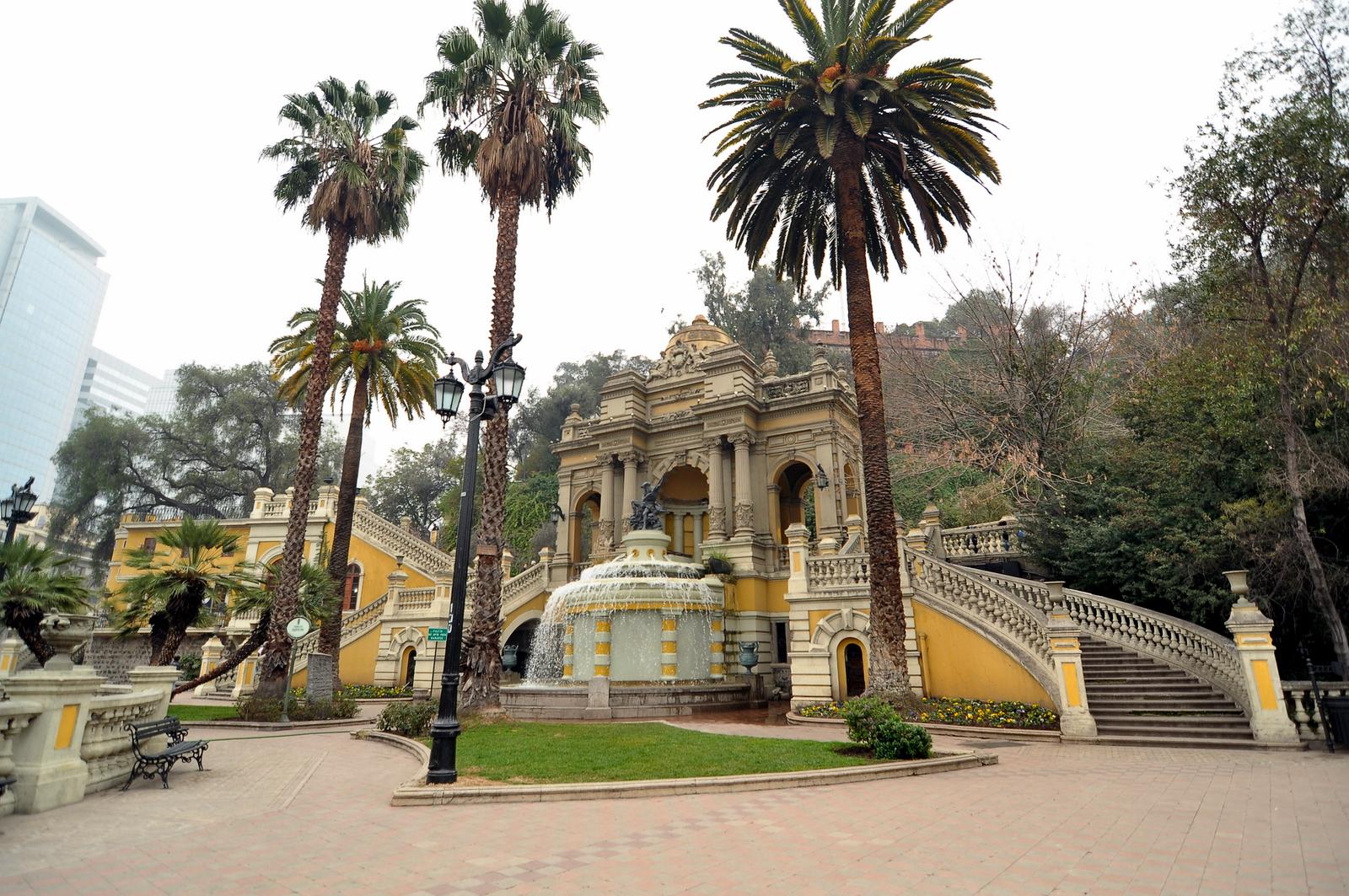 Cerro Santa Lucía in Santiago, Chile