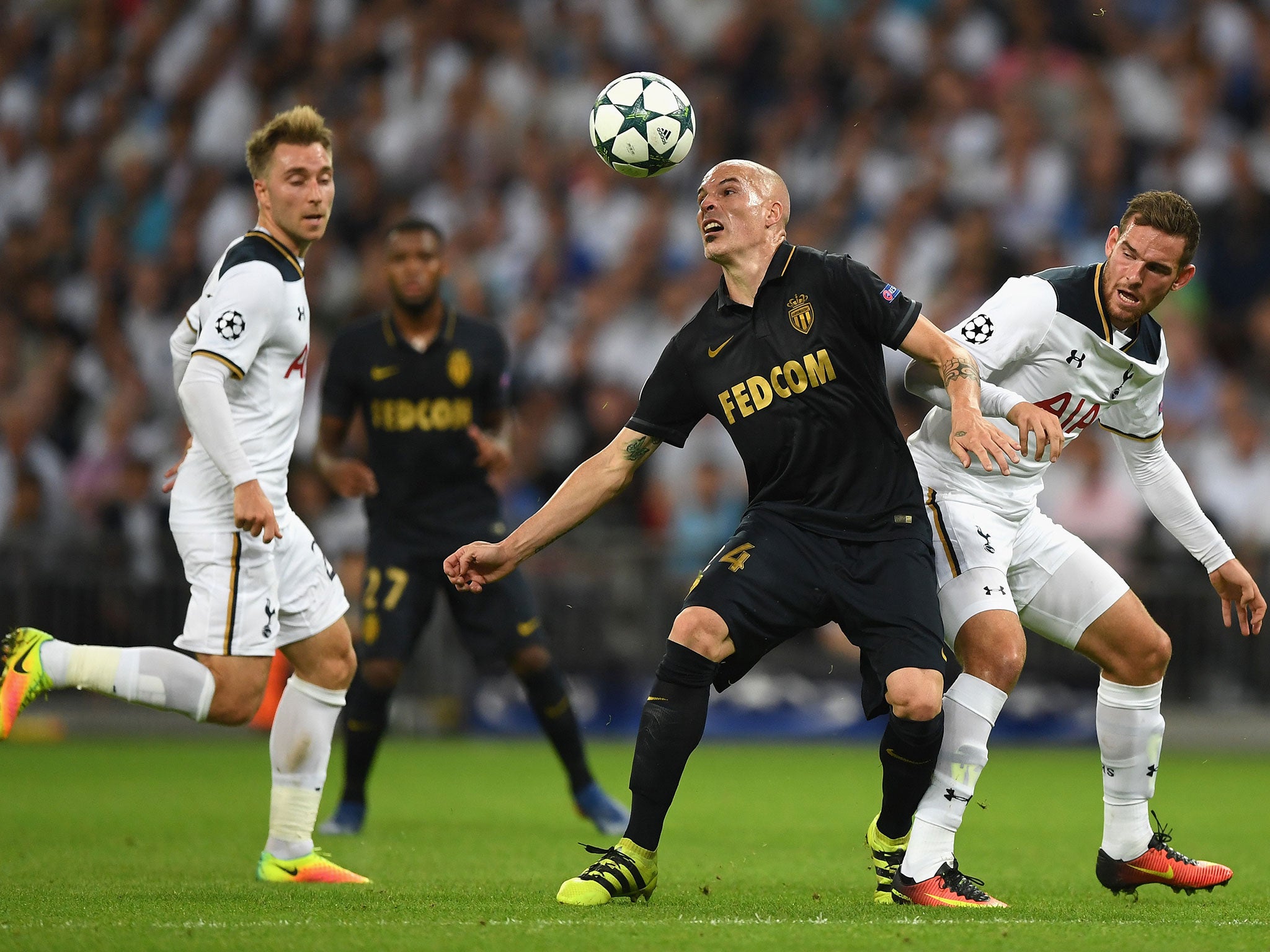 Tottenham and Monaco go head-to-head at the Stade Louis II