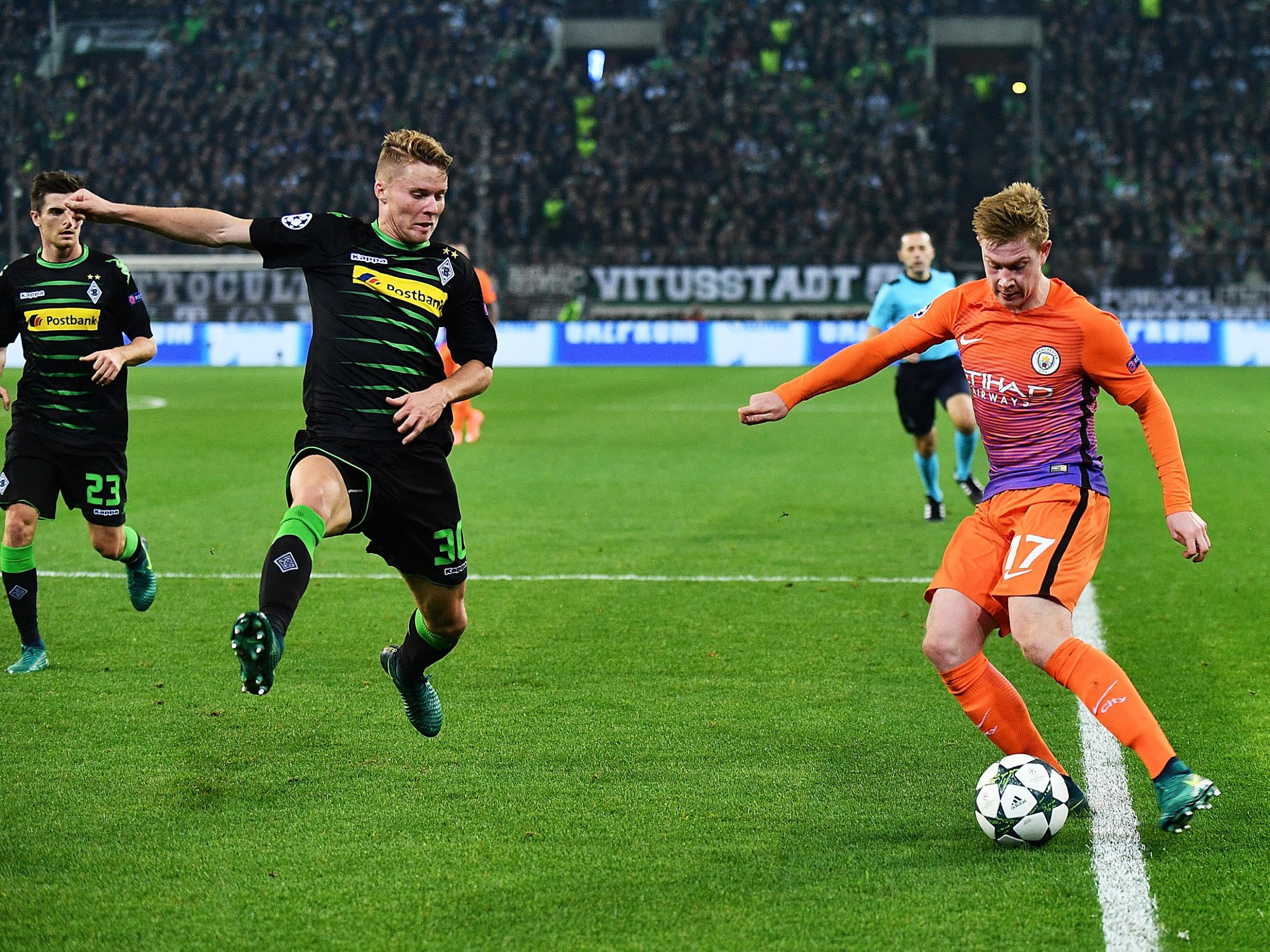 City struggled to break down a defensive Gladbach