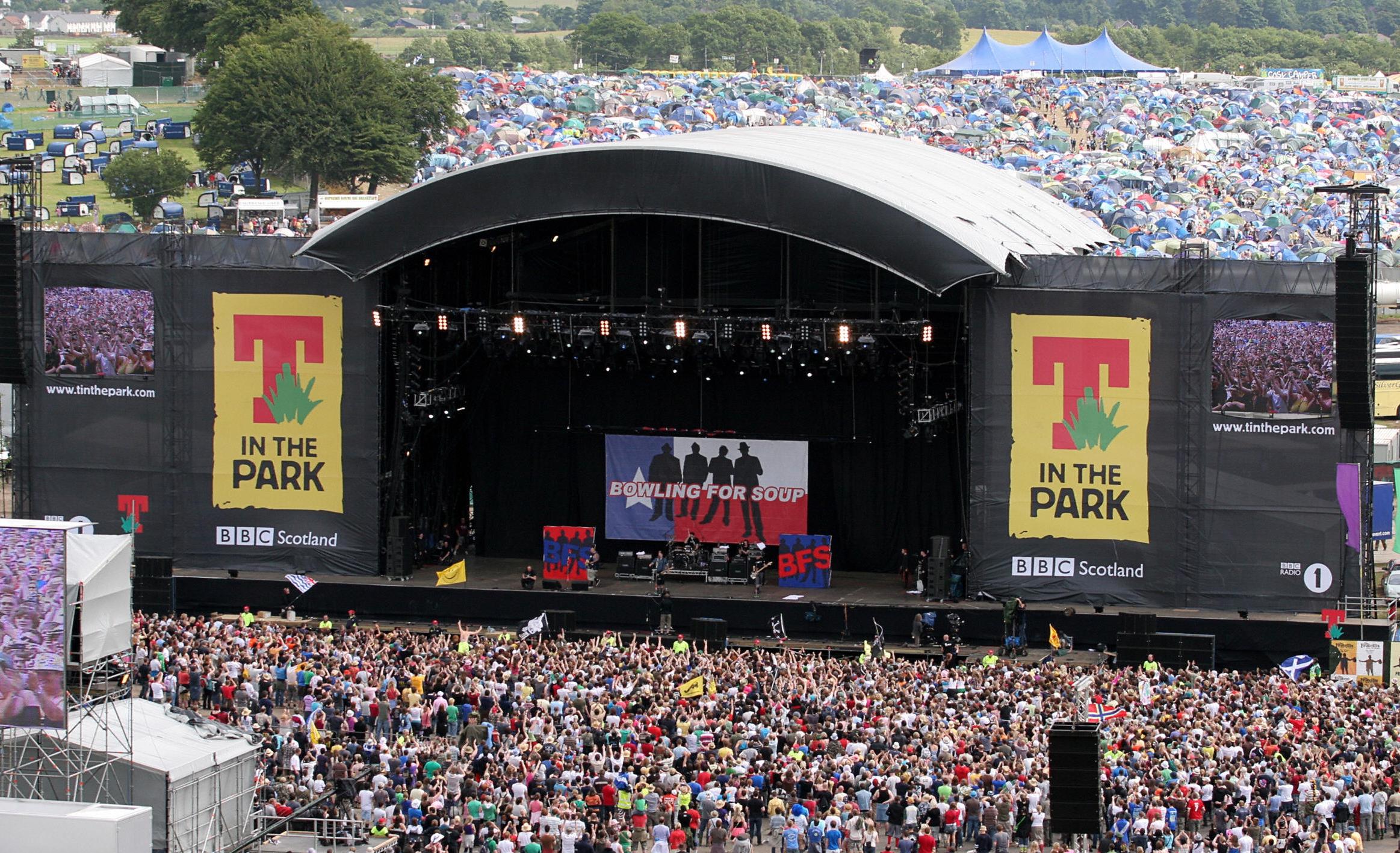 Bowling for Soup play T in the Park