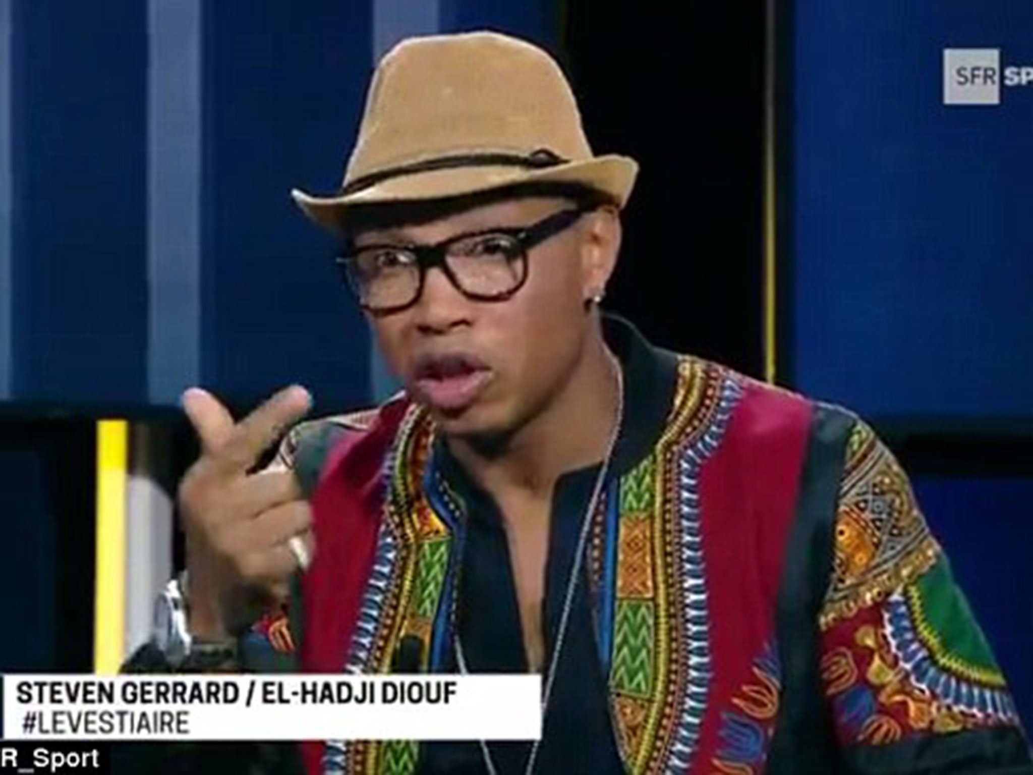 El-Hadki Diouf appeared on the show to discuss Steven Gerrard's retirement