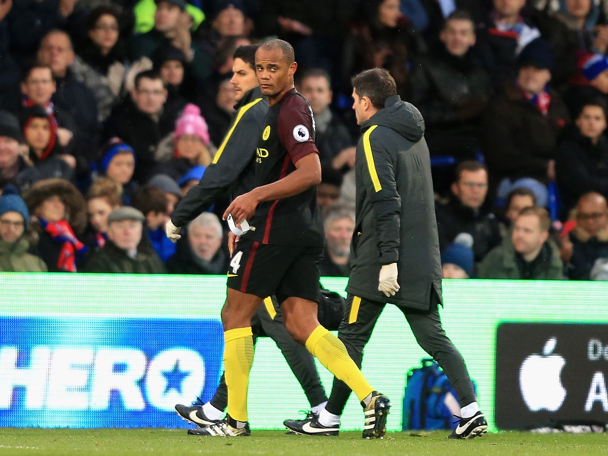 Kompany has suffered 35th separate injury-related problems in eight years at the club