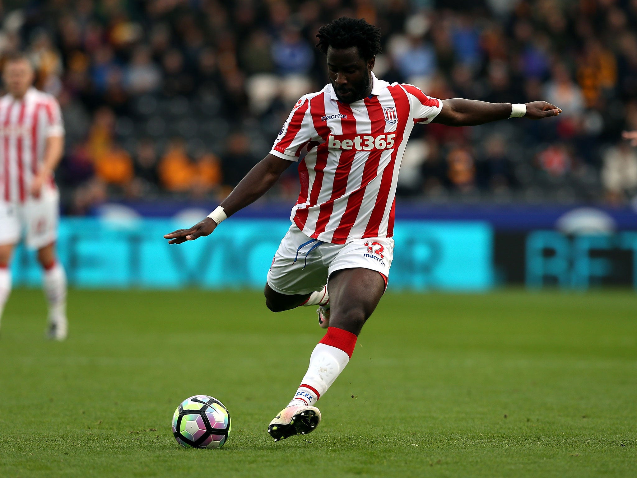 Bony is on a season-long loan at Stoke and has so far scored twice in 10 appearances