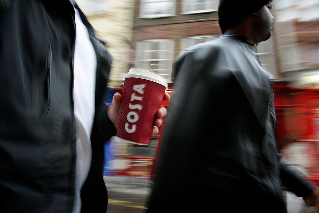 A charge would be more effective than the policy adopted by Costa and Starbucks of offering a 25p discount to customers