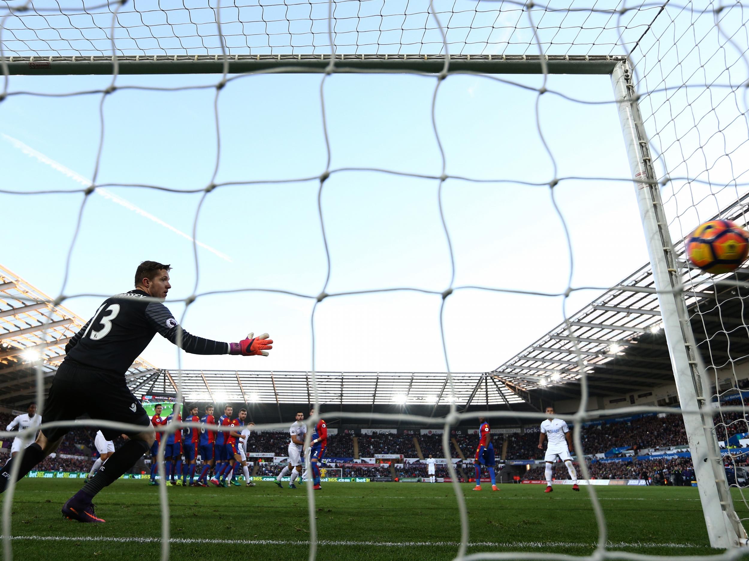 Sigurdsson curls in a free kick