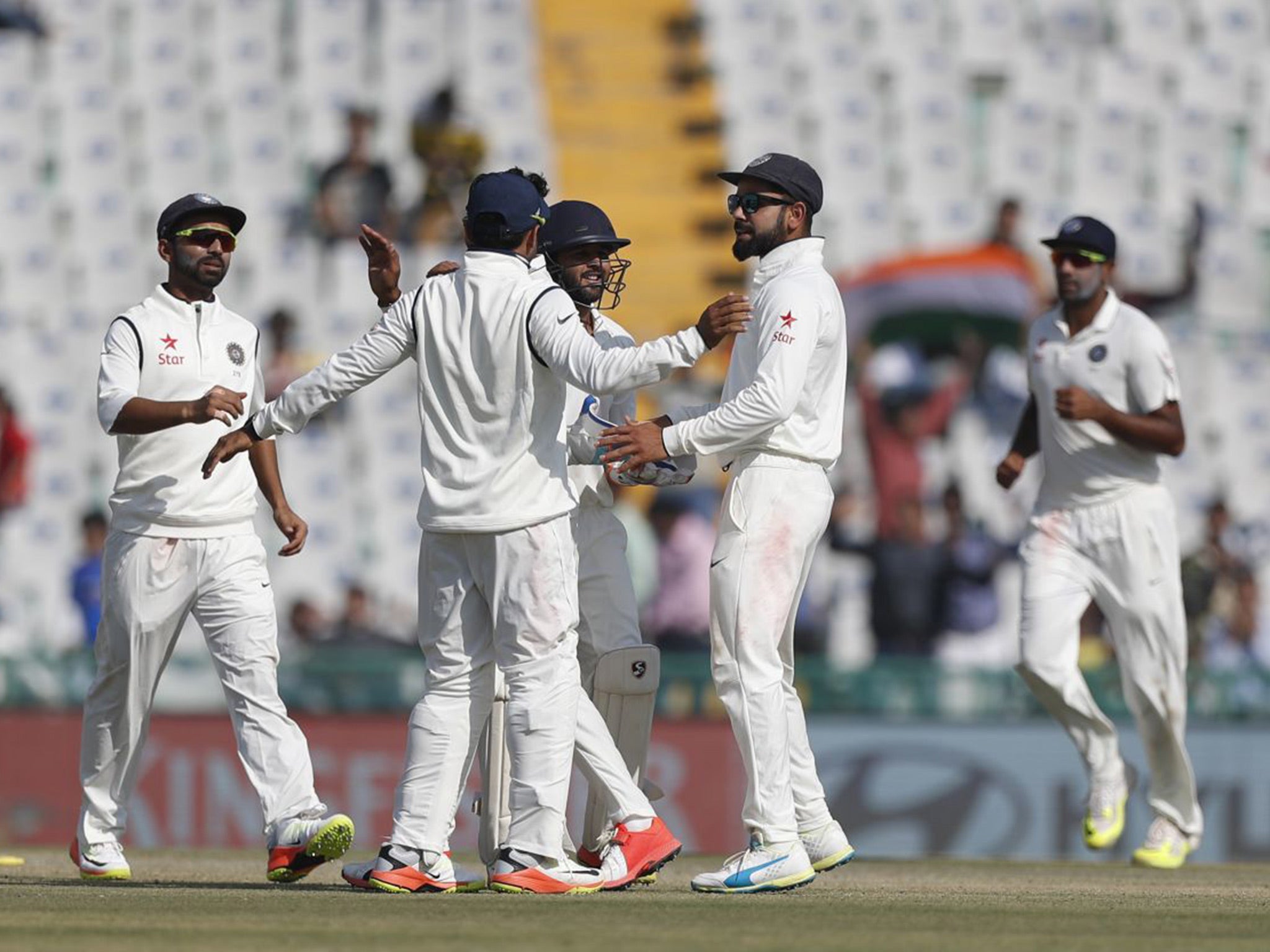 India will go into the second day as heavy favourites