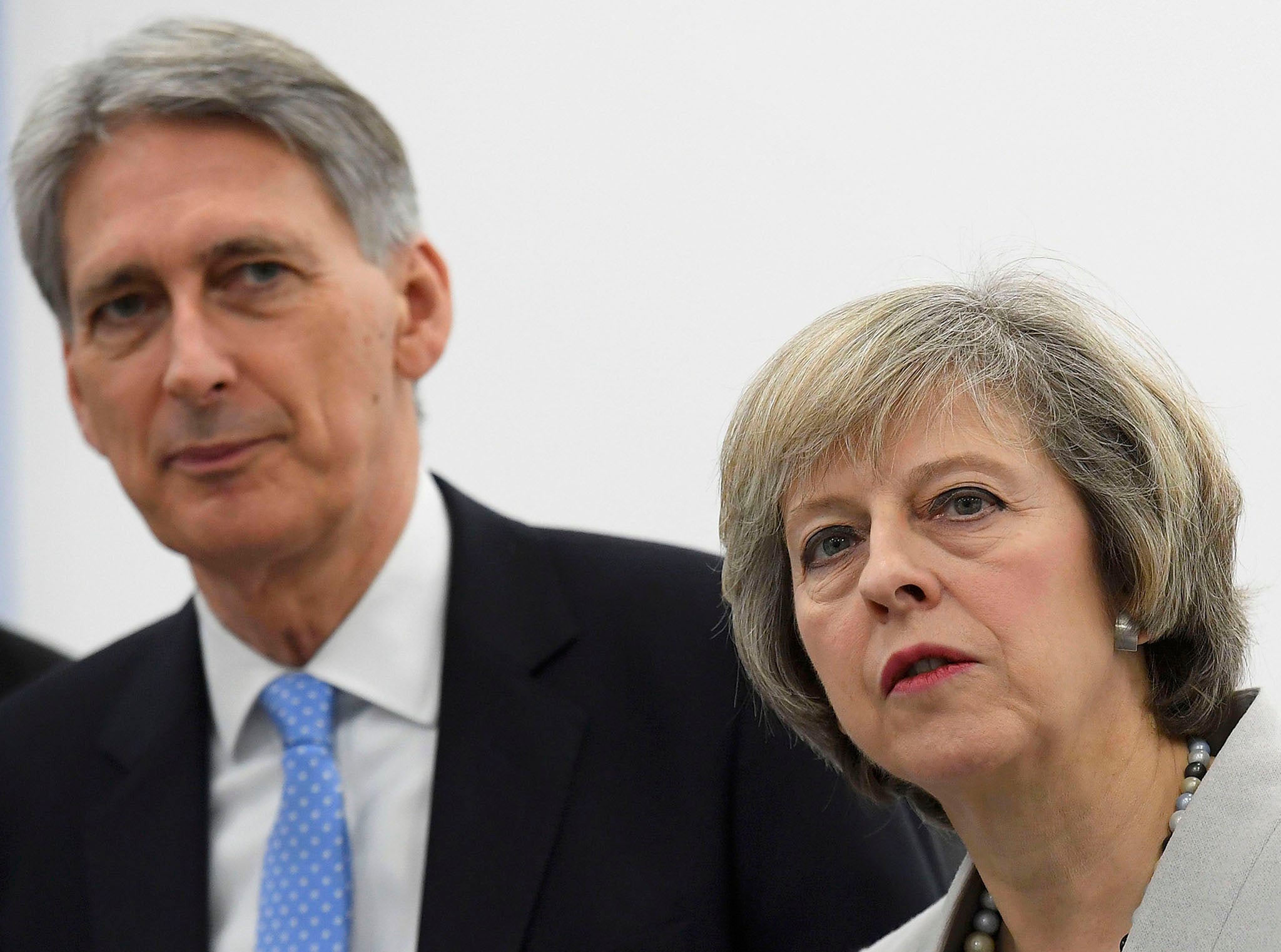 Chancellor Philip Hammond and Prime Minister Theresa May