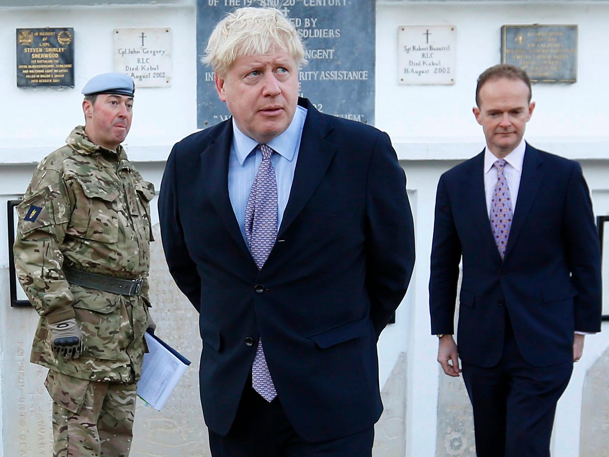 Foreign Secretary Boris Johnson