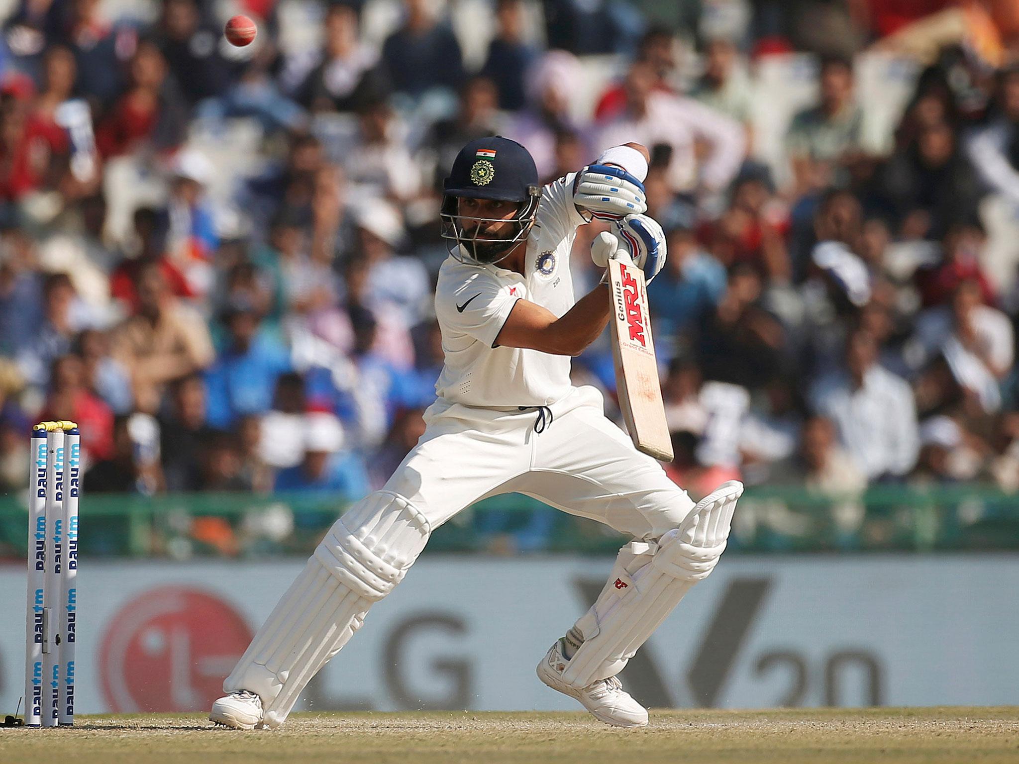 Kohli was eventually dismissed after edging behind to third man