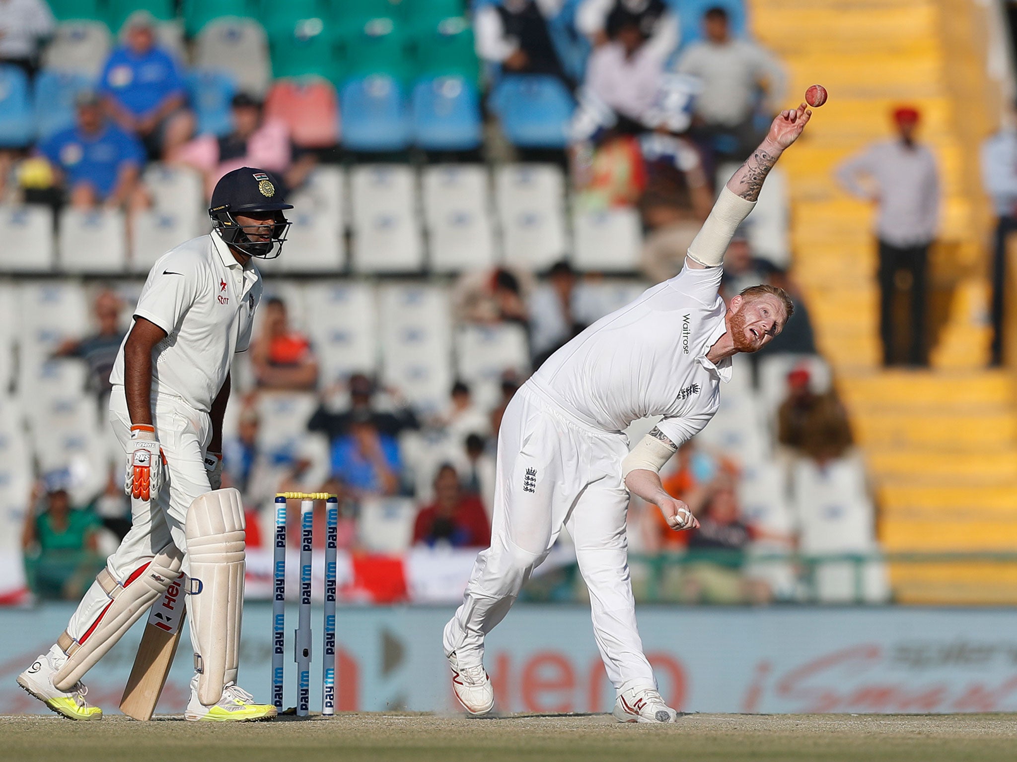 Stokes dismissed Kohli for 62