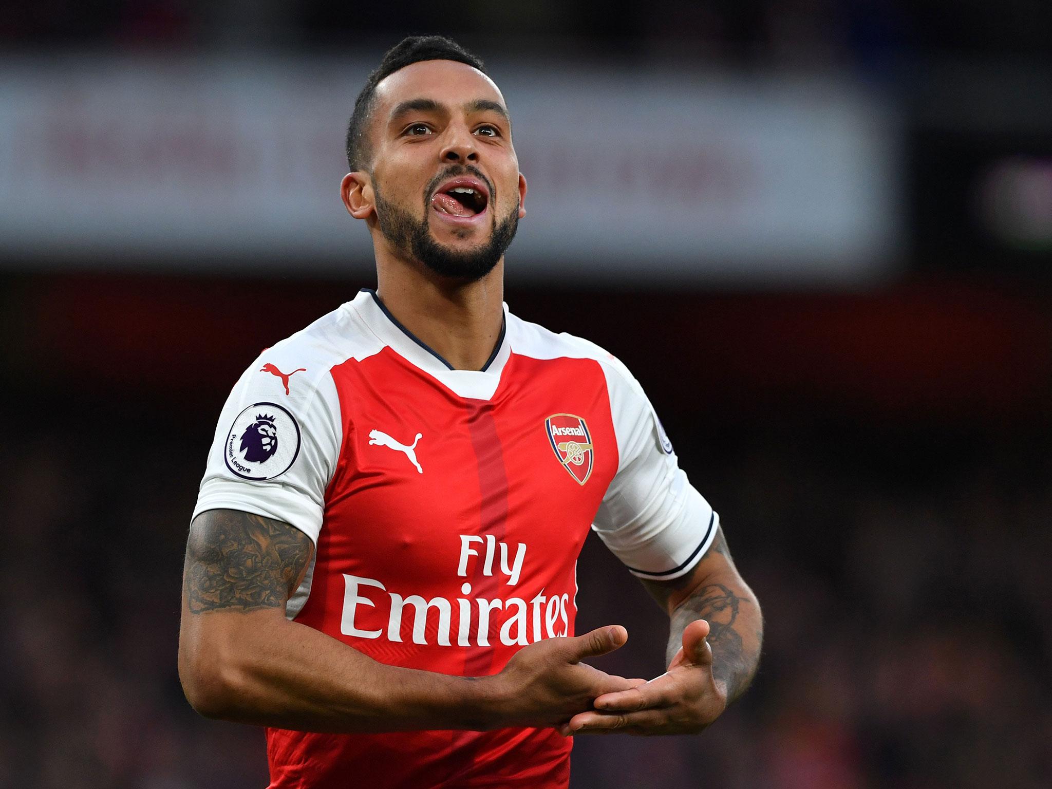 Walcott is one goal away from reaching his target of 10 Premier League goals before Christmas