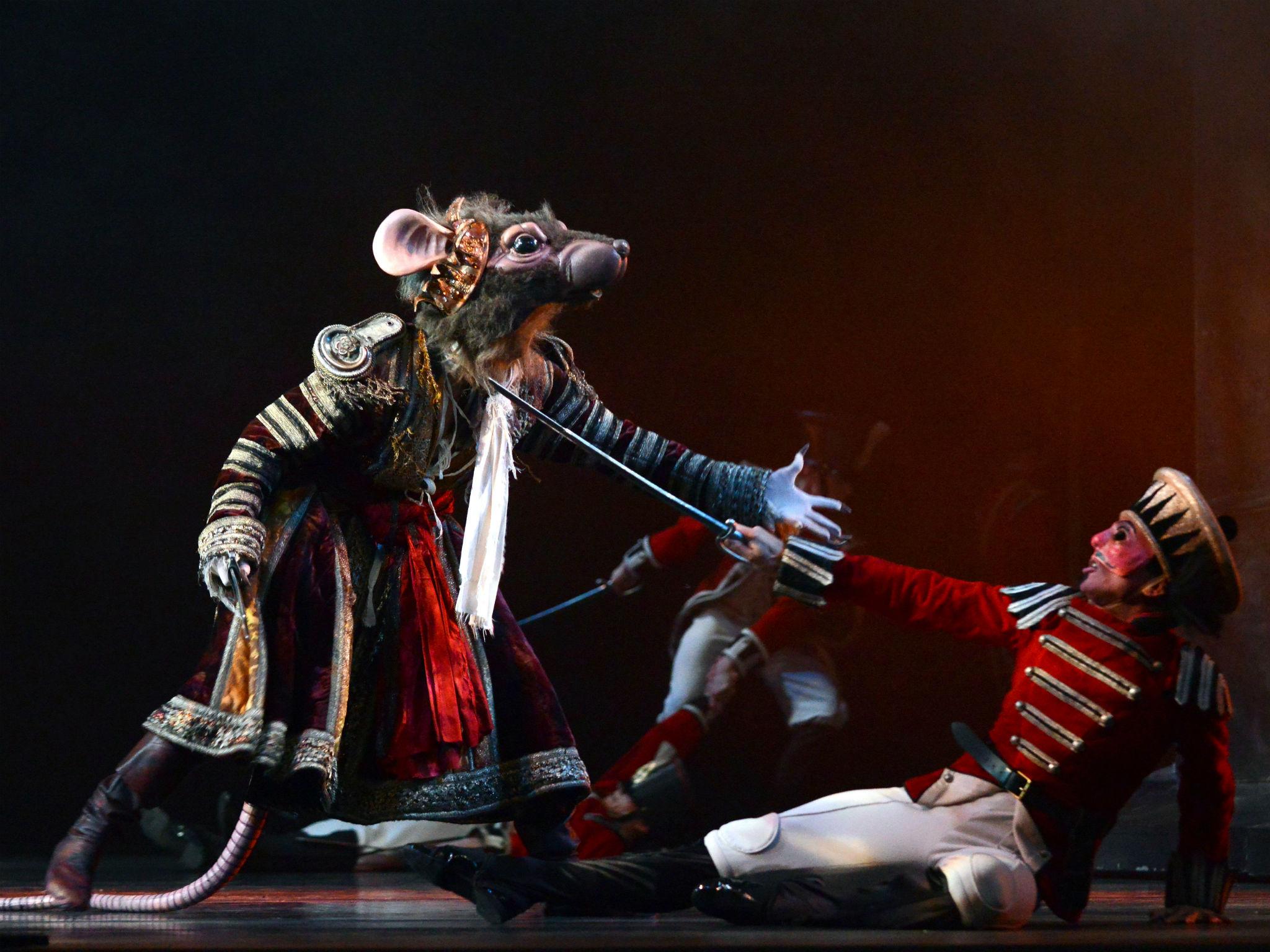 Tom Rogers as King Rat in Birmingham Royal Ballet's 'The Nutcracker'