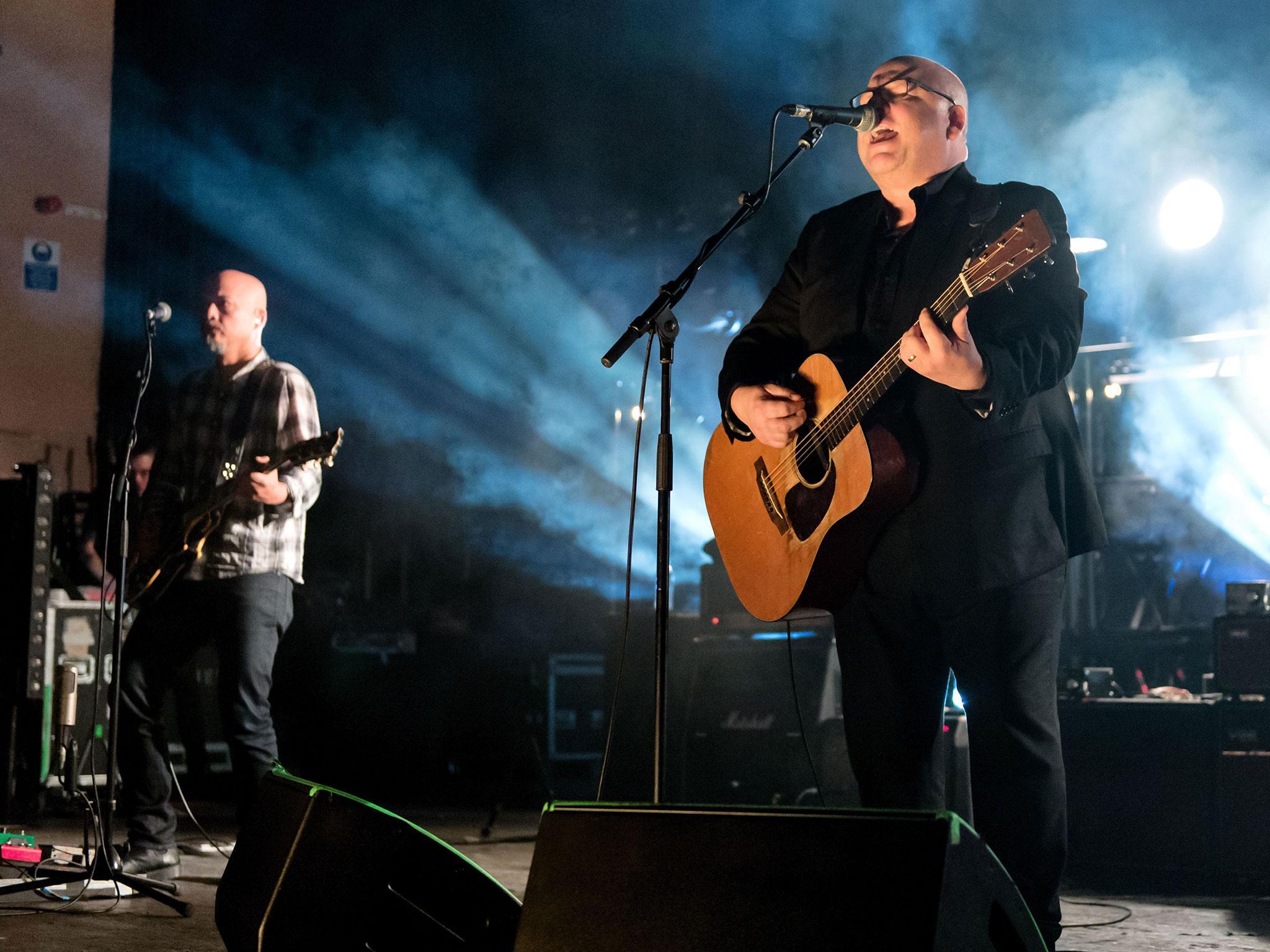 Pixies Joey Santiago and Black Francis perform at Brixton Academy in 2016