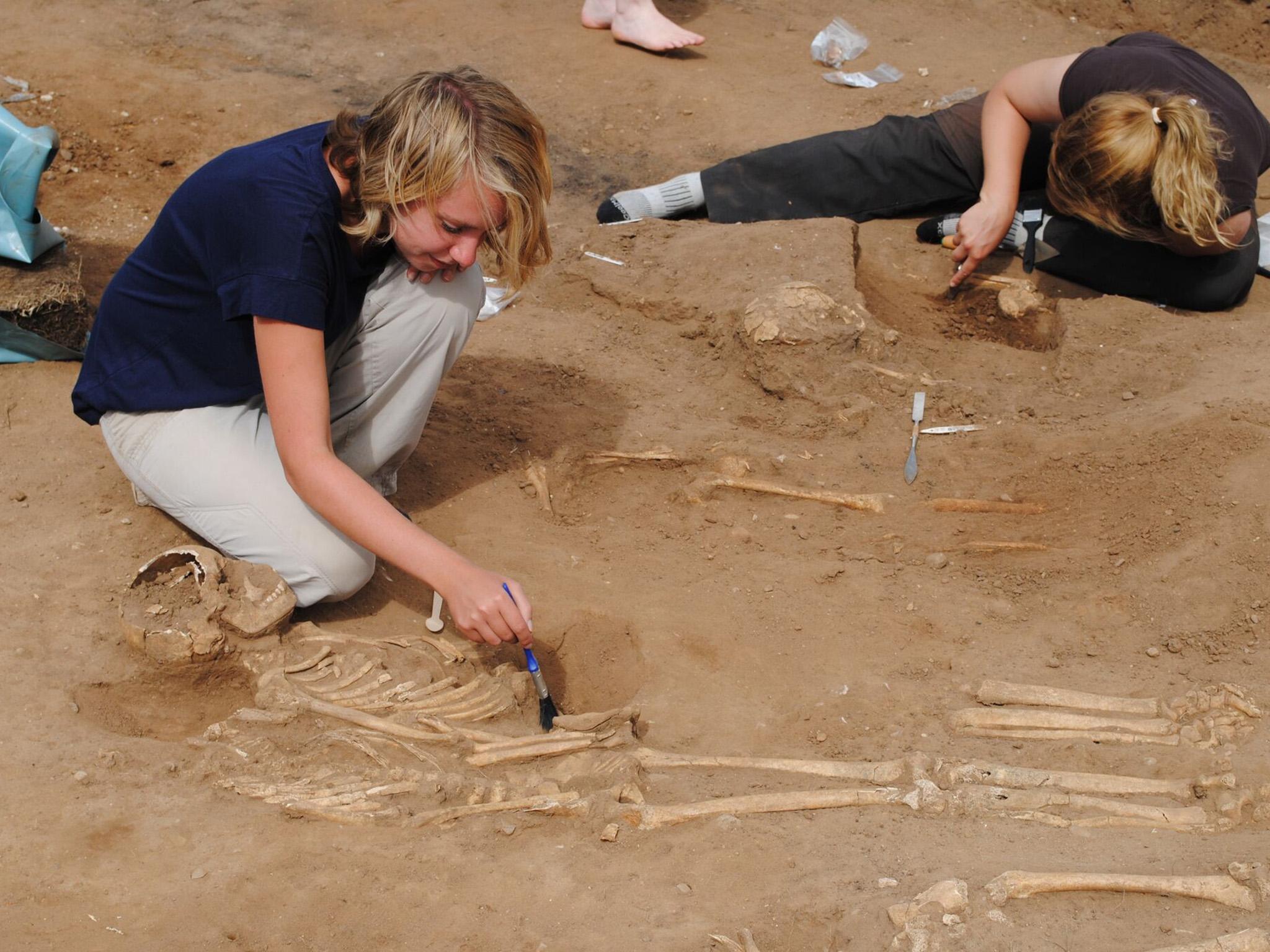 The team from Sheffield university uncovered the pit in North Lincolnshire