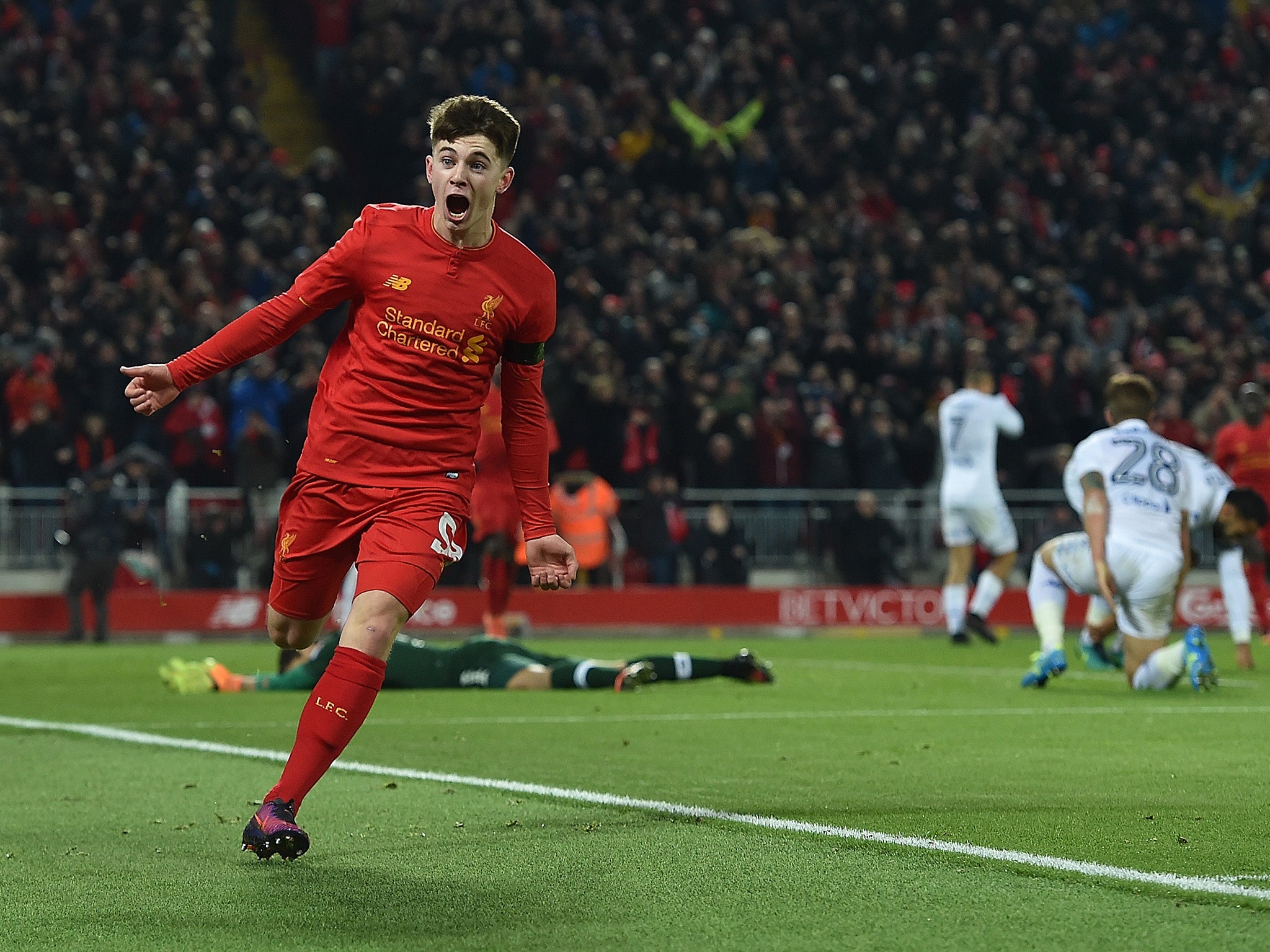 Woodburn made his debut in the Premier League win over Sunderland on Saturday