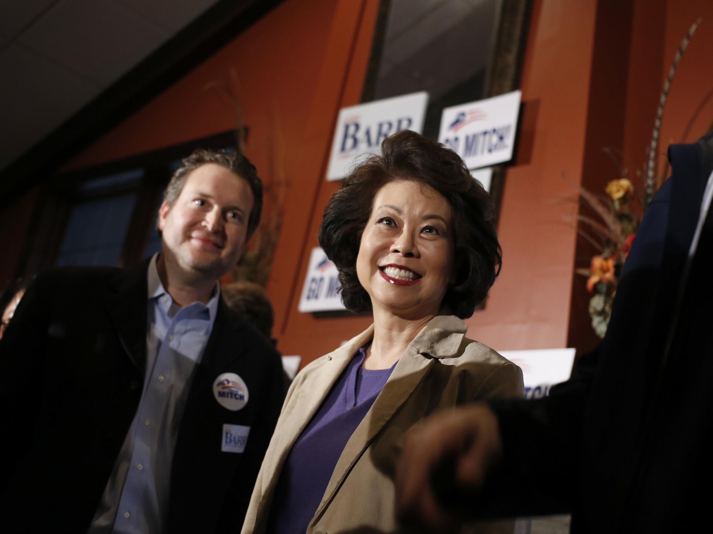 Chao oversaw a Department of Labor which was opposed to LGBT anti-discrimination protections.