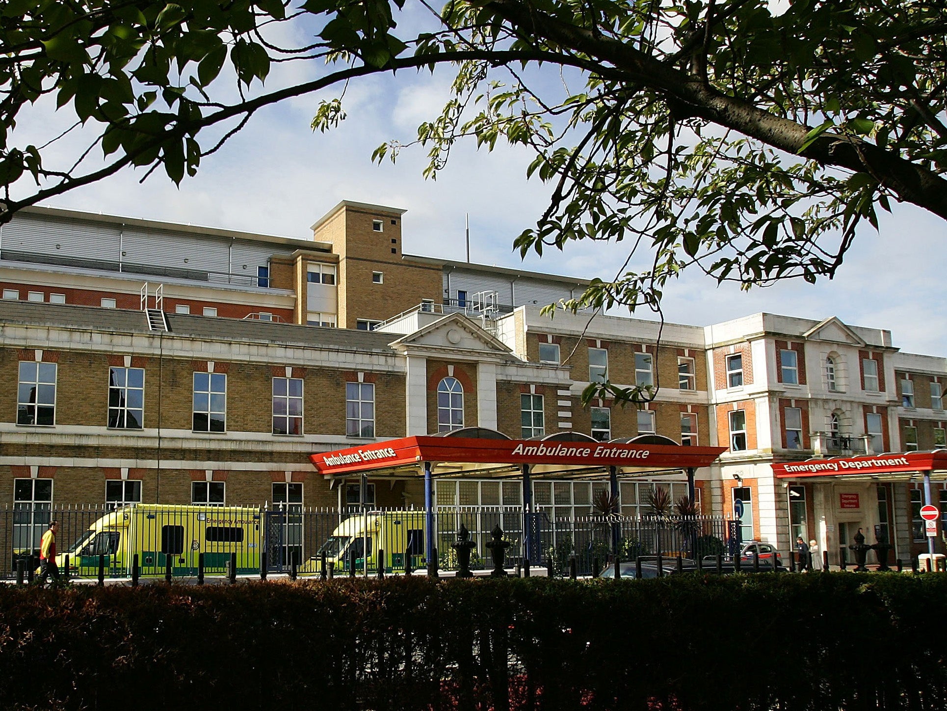 &#13;
King's College Hospital in south London &#13;