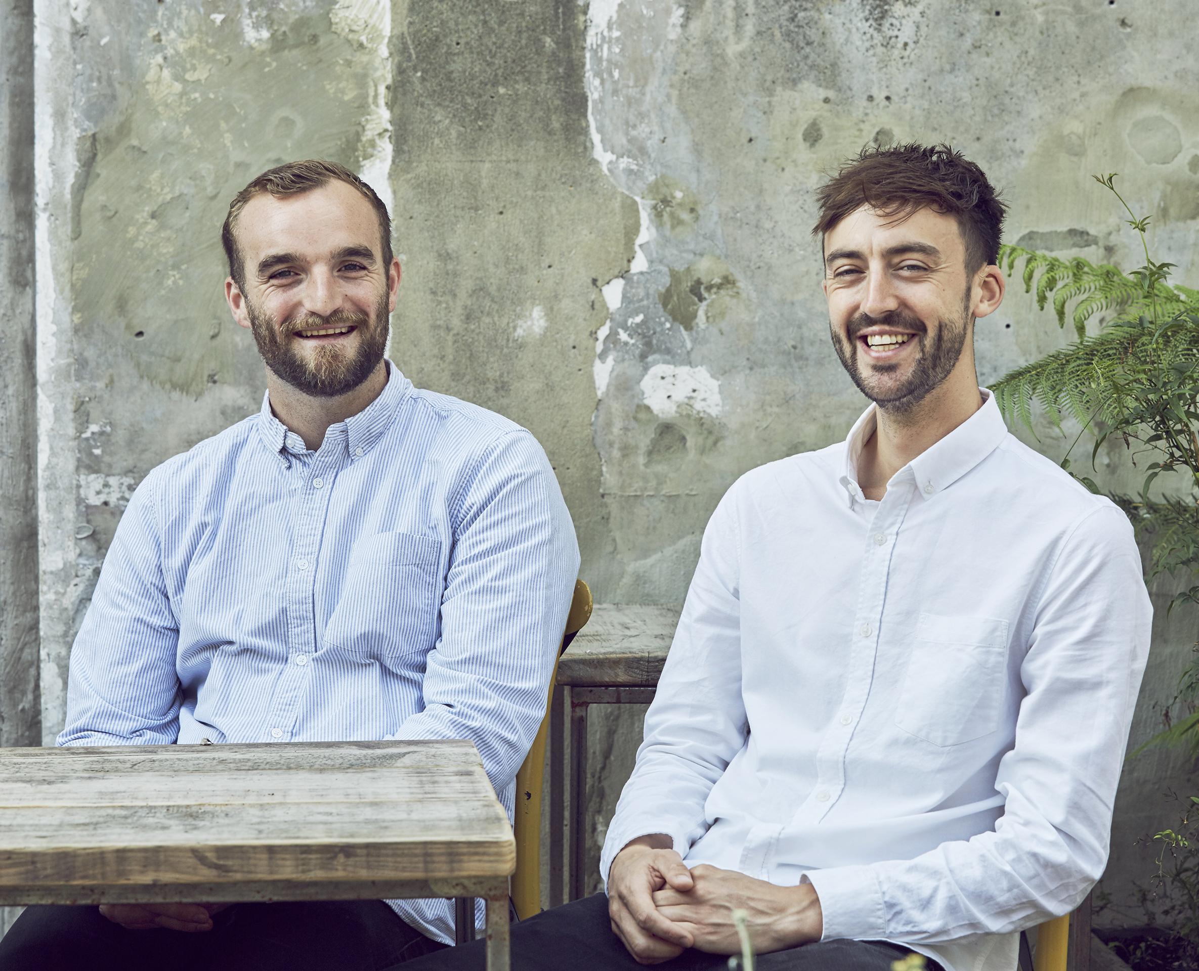 Jamie Leith and James McCrossen, founders of Manny & Me