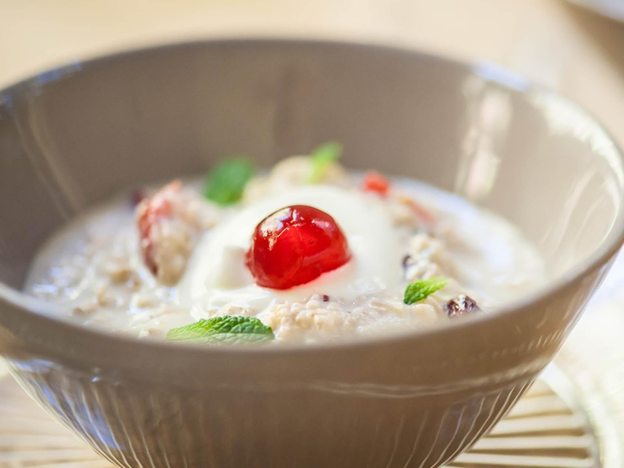 This porridge has plenty of enegery packed in, and keeps the fun going post present-opening