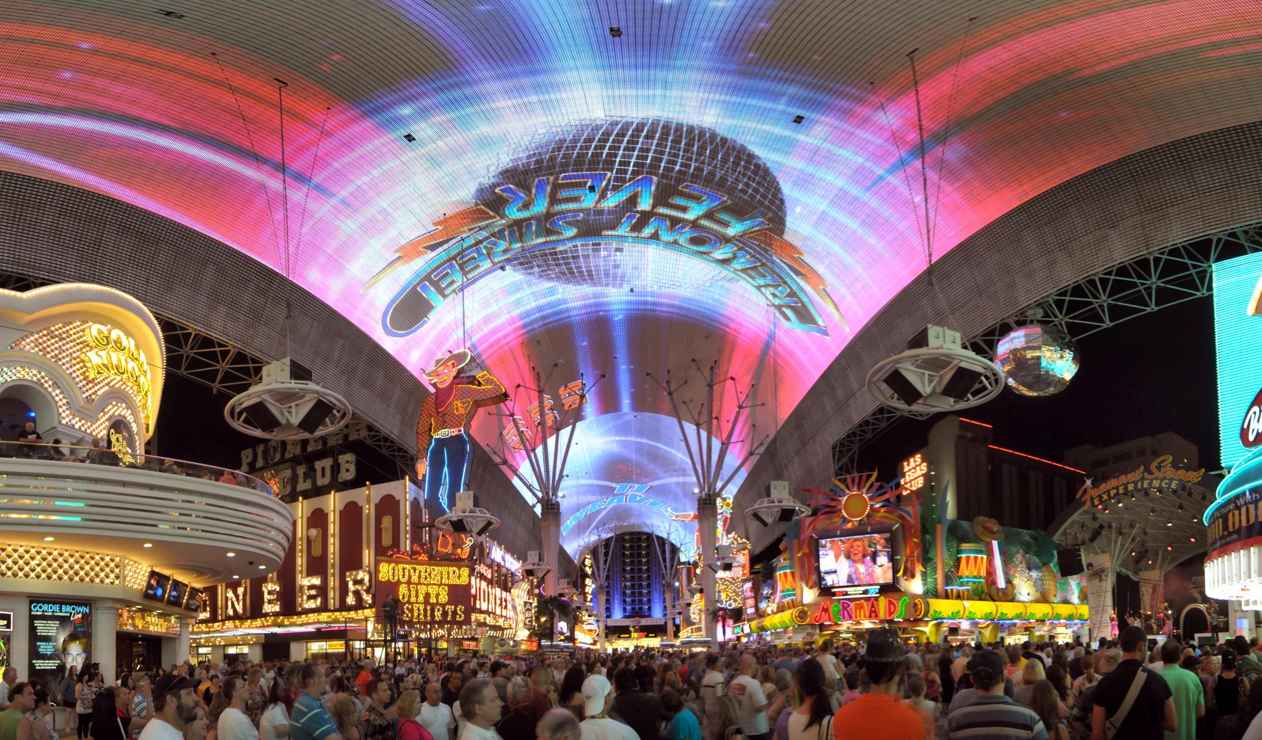 The Fremont Street Experience lies at the historical heart of the city