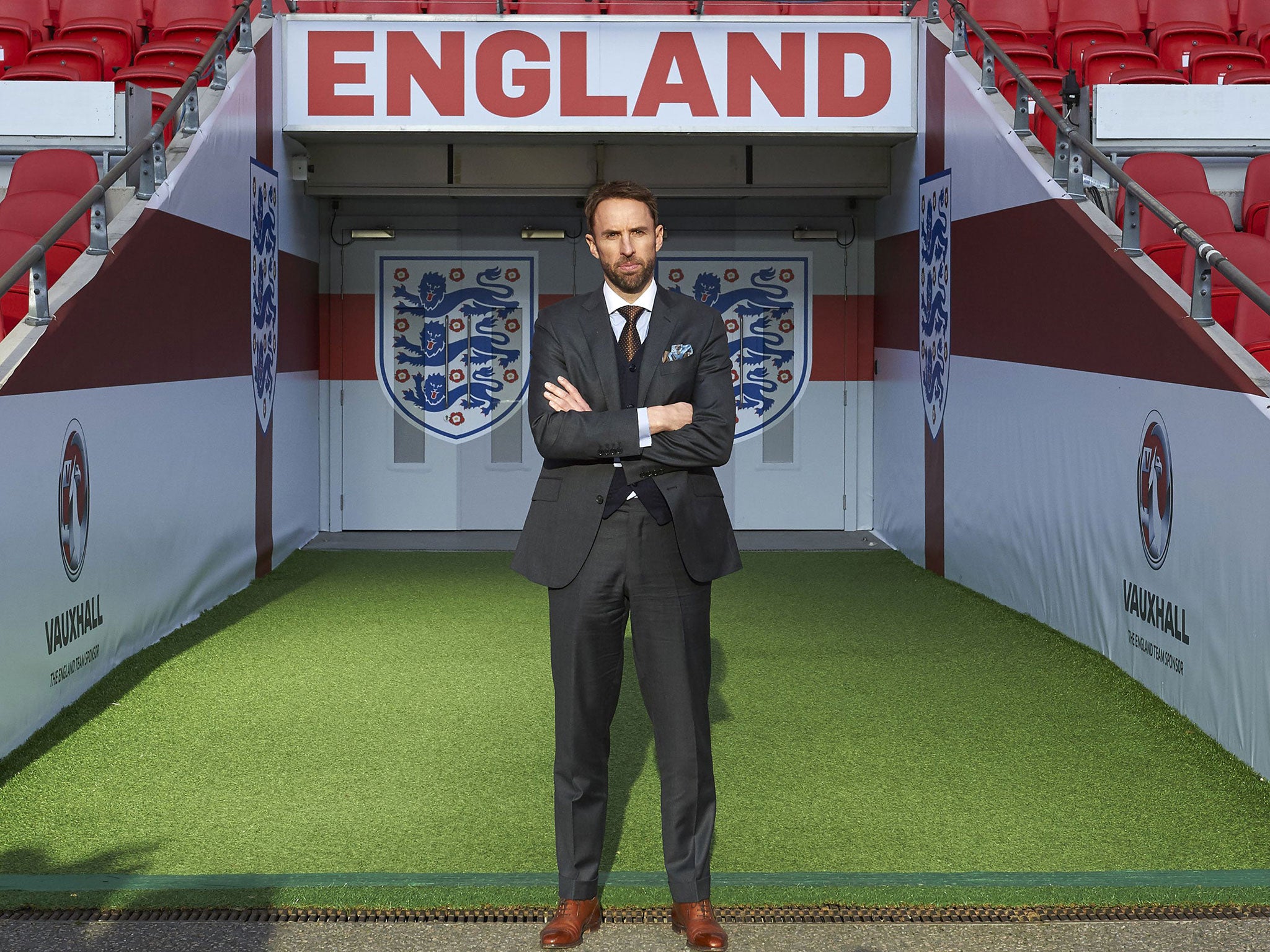 Southgate was unveiled as the permanent England manager at Wembley