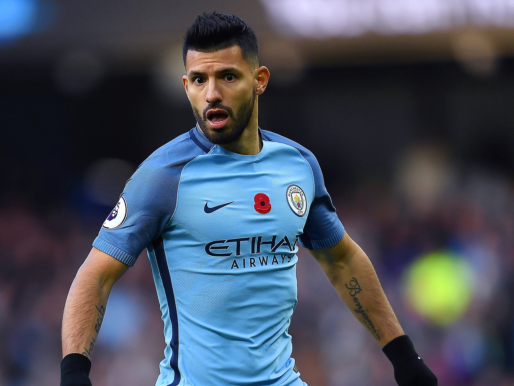 
Sergio Aguero could be the man to break down Chelsea's defence 