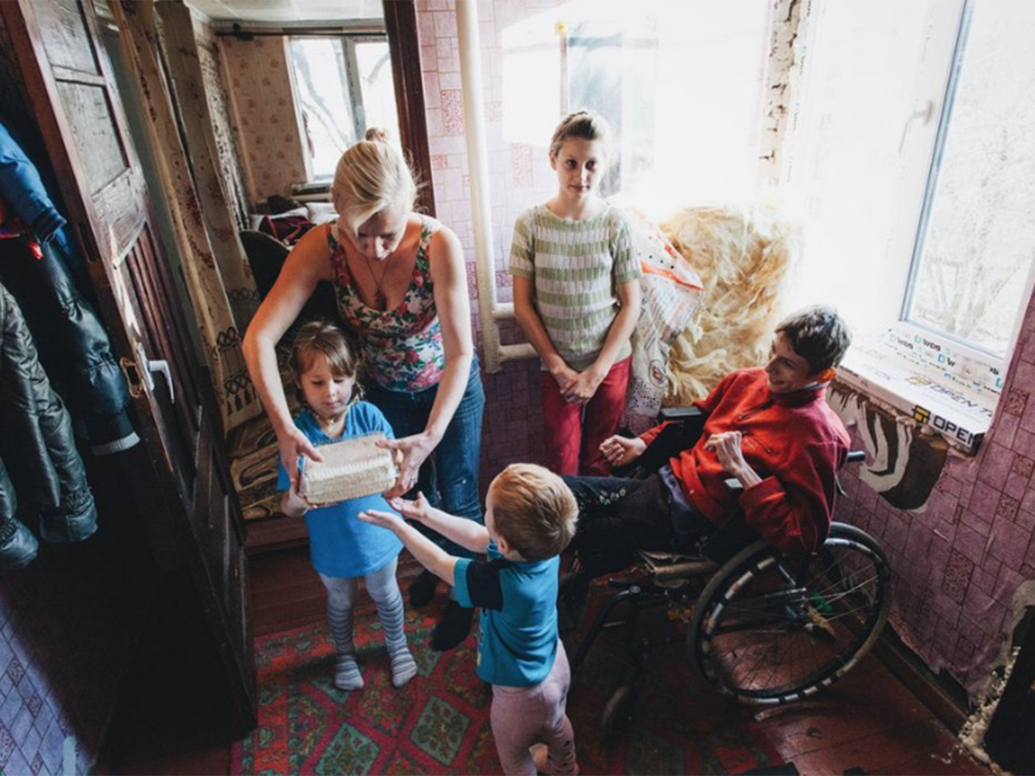 Lena often has to work in out in the fields, which limits the time she can spend at home with her family