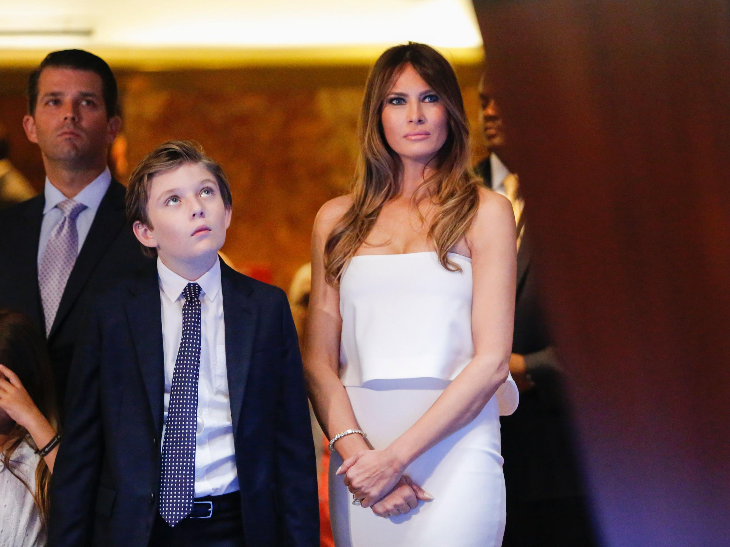 Melania Trump and her son plan to stay in New York until 10-year-old Barron has finished the school year