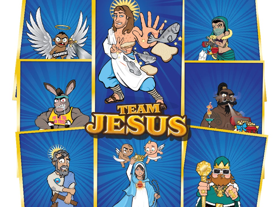 The festive-themed board game in which Santa and Jesus 'go-head-to-head'