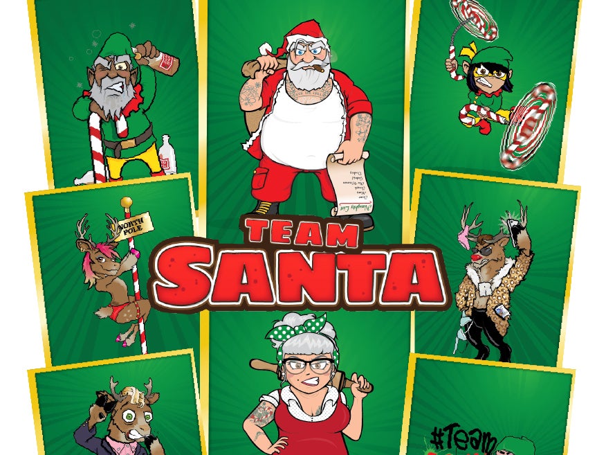 The festive-themed board game in which Santa and Jesus 'go-head-to-head' (Santa vs Jesus )