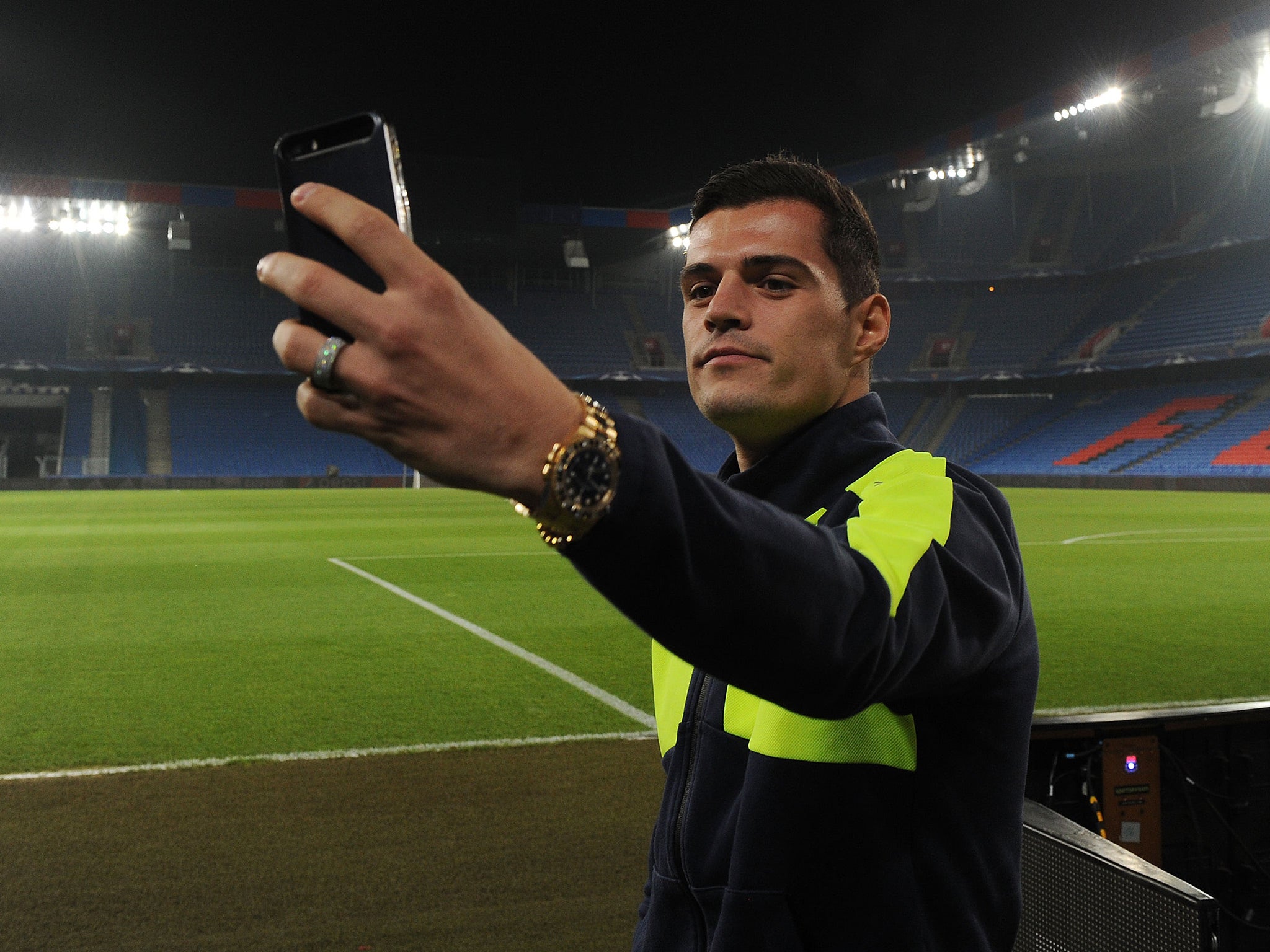 Xhaka returns to his hometown of Basel for Arsenal's final group game