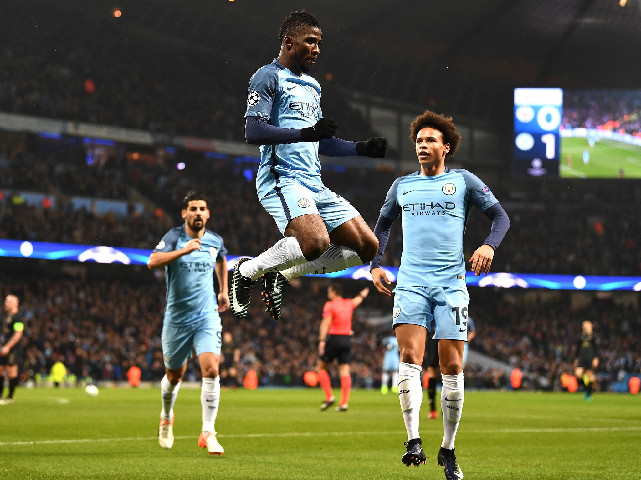 Kelechi Iheanacho leveled the score after Patrick Roberts' early opener