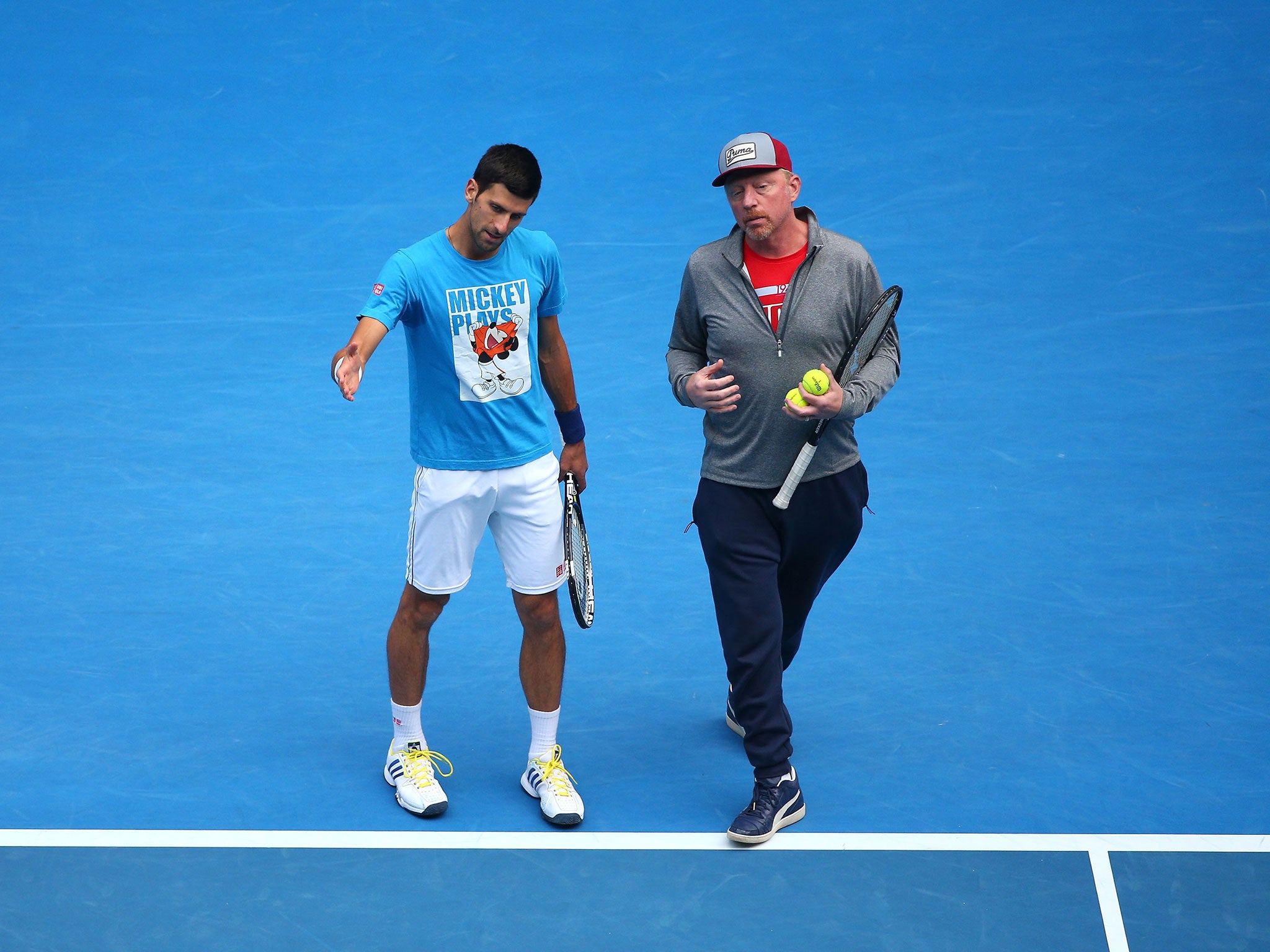 Djokovic has won six grand slam titles since employing Becker as his coach