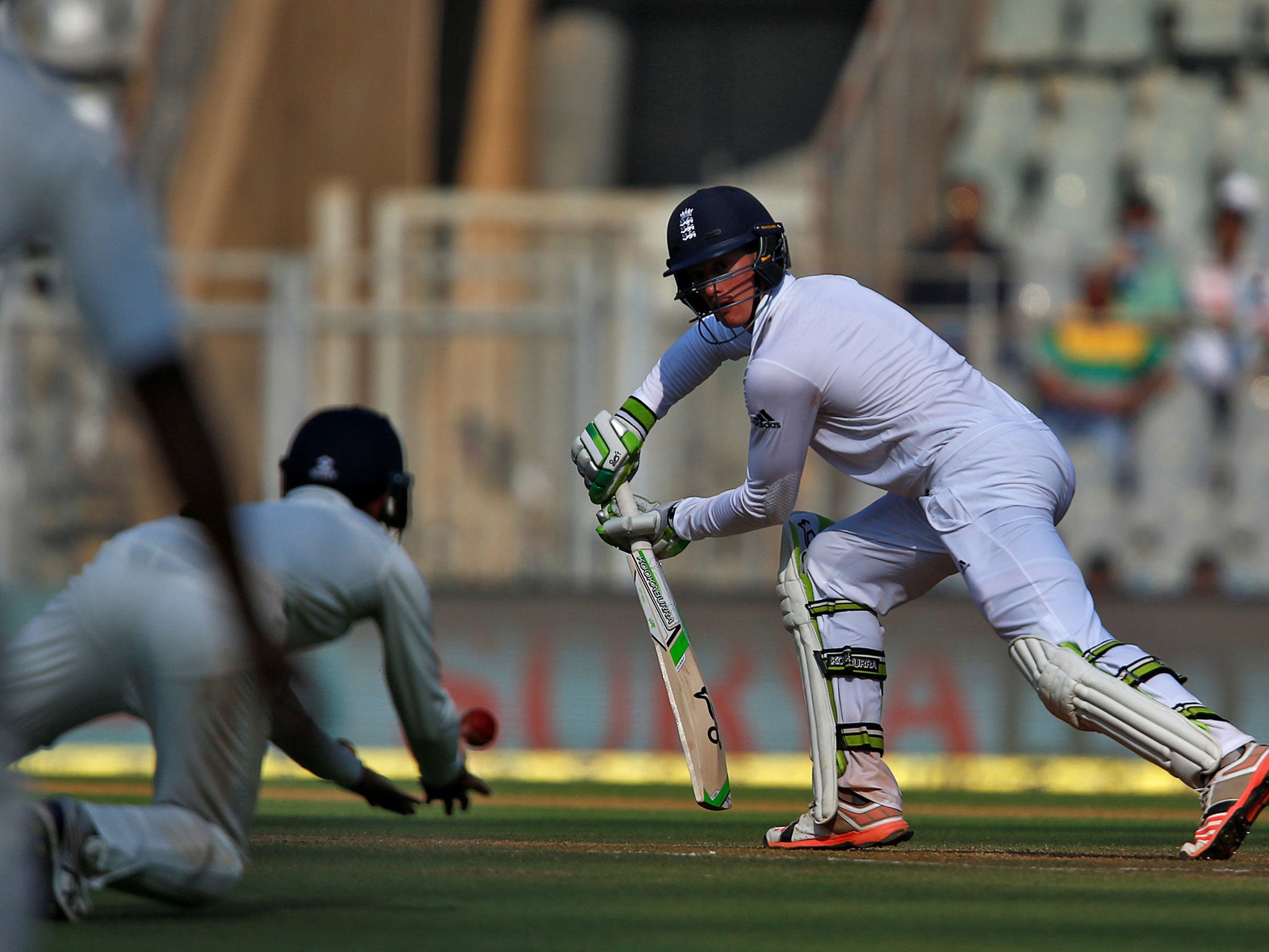 Jennings was dropped on nought off the bowling of Mohammed Shami