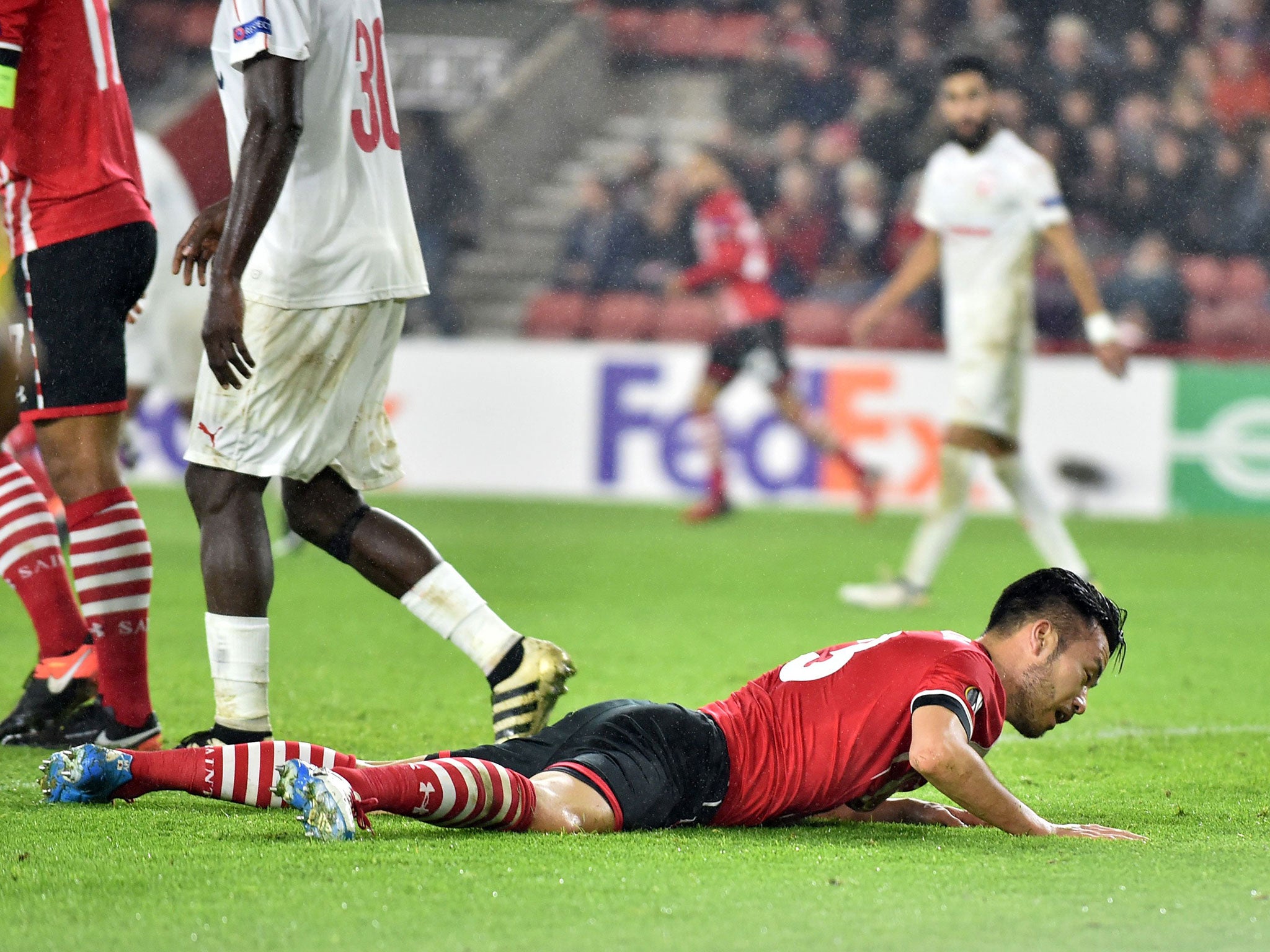 Southampton defender Maya Yoshida during the UEFA Europa League group K football match against Hapoel Beer Sheva at St Mary's Stadium in Southampton on 8 December