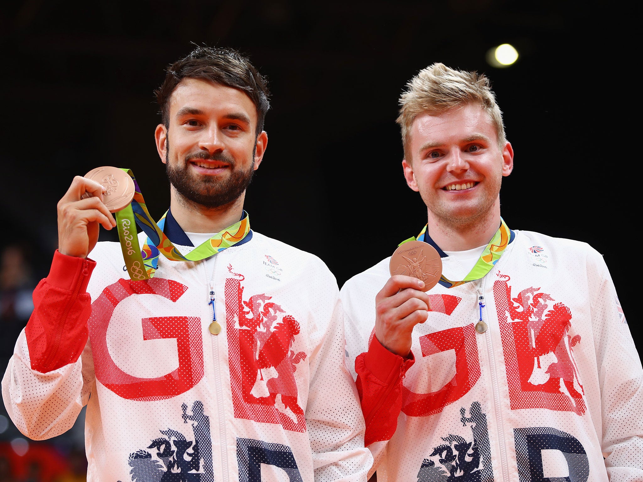 Chris Langridge and Marcus Ellis won bronze at Rio in the Men's Badminton Doubles competition